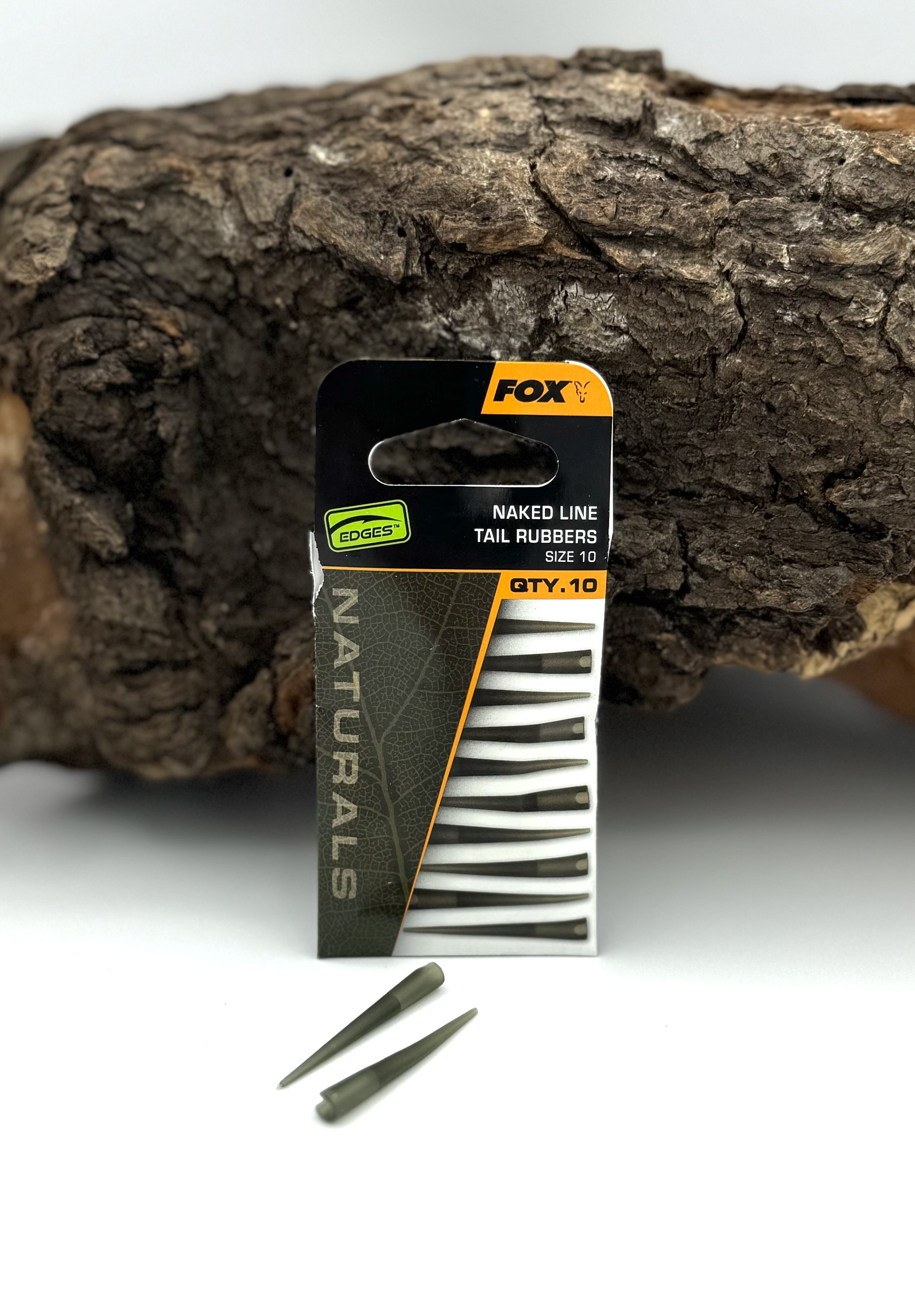 Fox Edges Naturals Naked Line Tail Rubbers Gr. 10 10 Stück