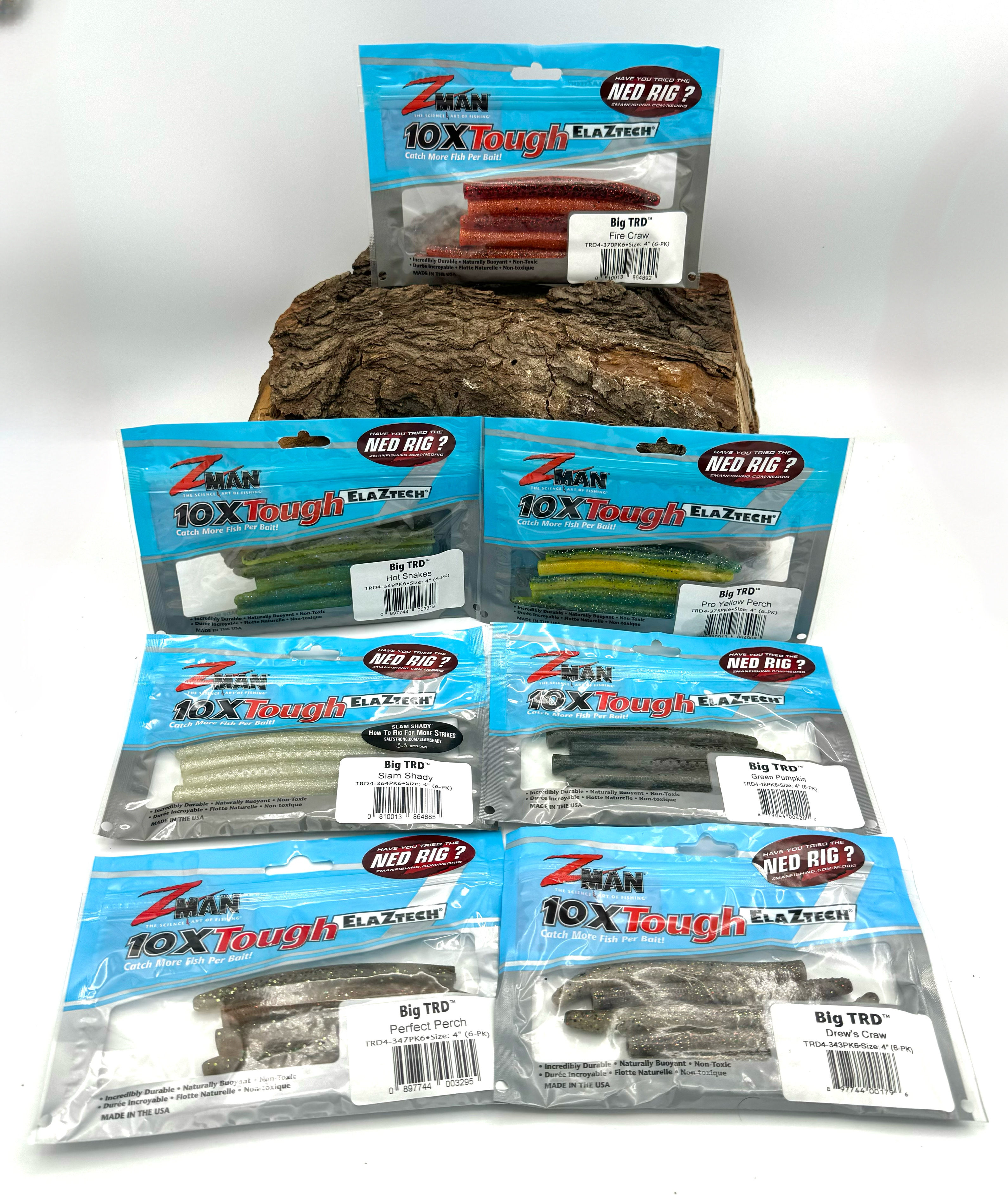 Z Man 4" Big TRD 10,5cm 6g 10 Farben Ned Rig Wurm