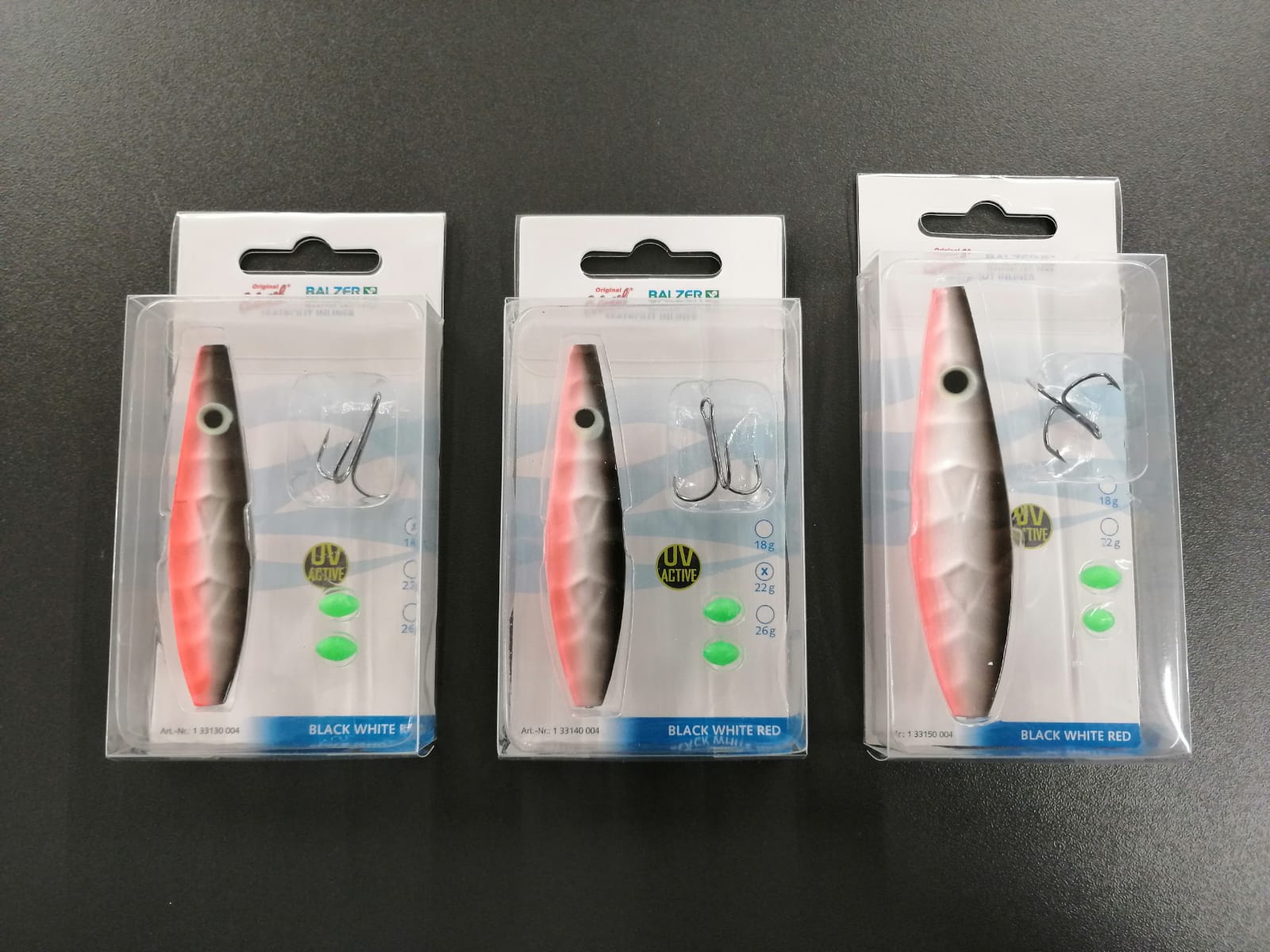 Balzer Colonel Z Seatrout Inliner 18g 22g 26g schwarz silber rot bleifrei ABVERKAUF