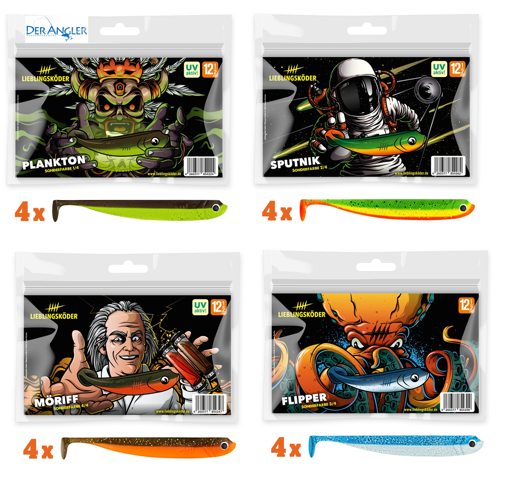 Lieblingsköder Plankton Sputnik Flipper MöRiff 12,5cm