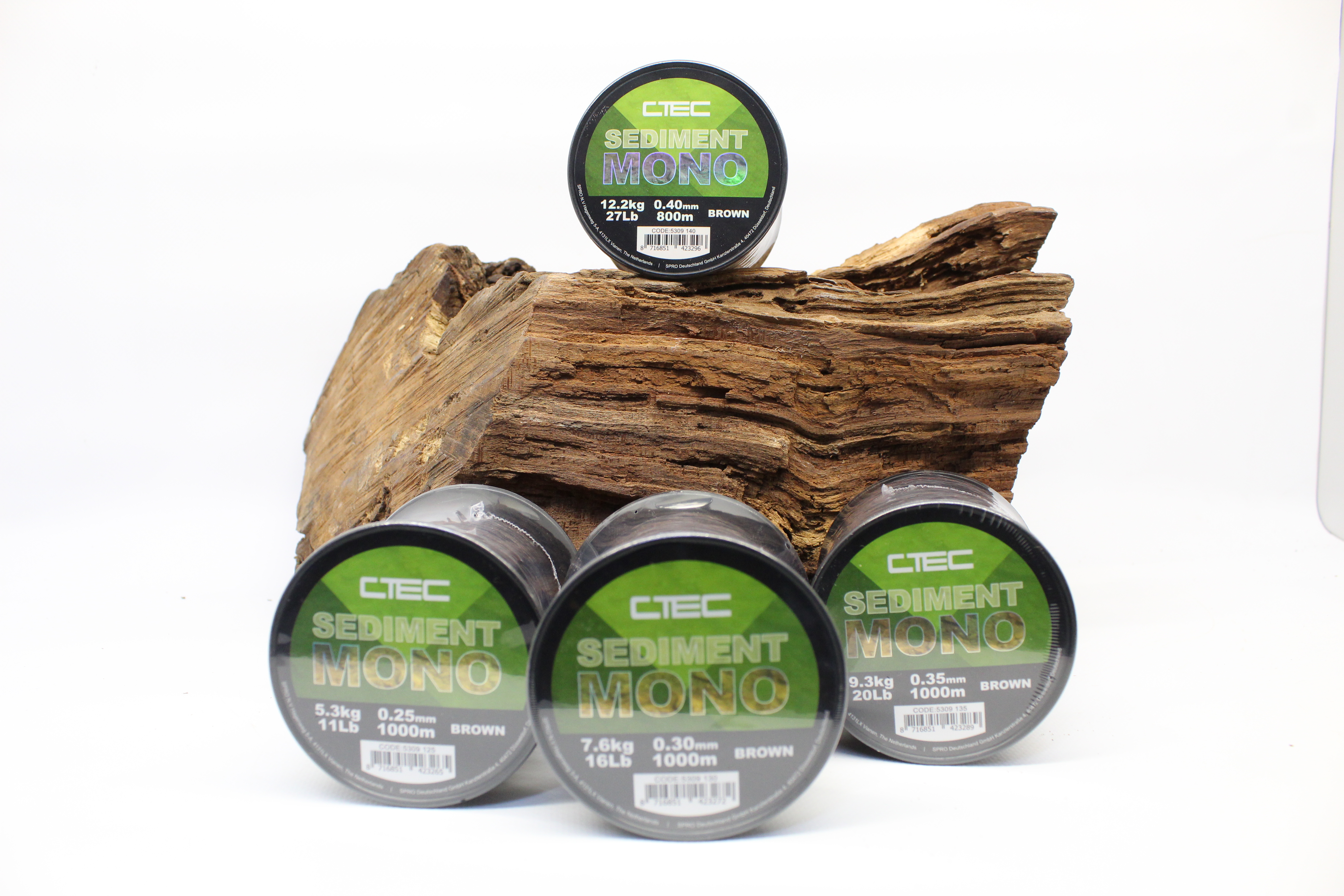 Spro C-TEC Sediment Mono Brown 0,25mm 0,30mm 0,35mm 0,40mm 1000m 800m ABVERKAUF