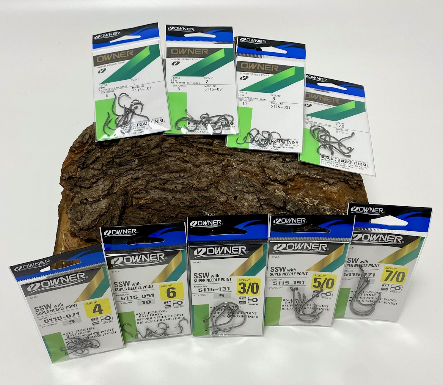 Owner 5115 Needle Point Öhrhaken gunsmoke Gr.1 2 4 6 8 1/0 3/0 5/0 7/0