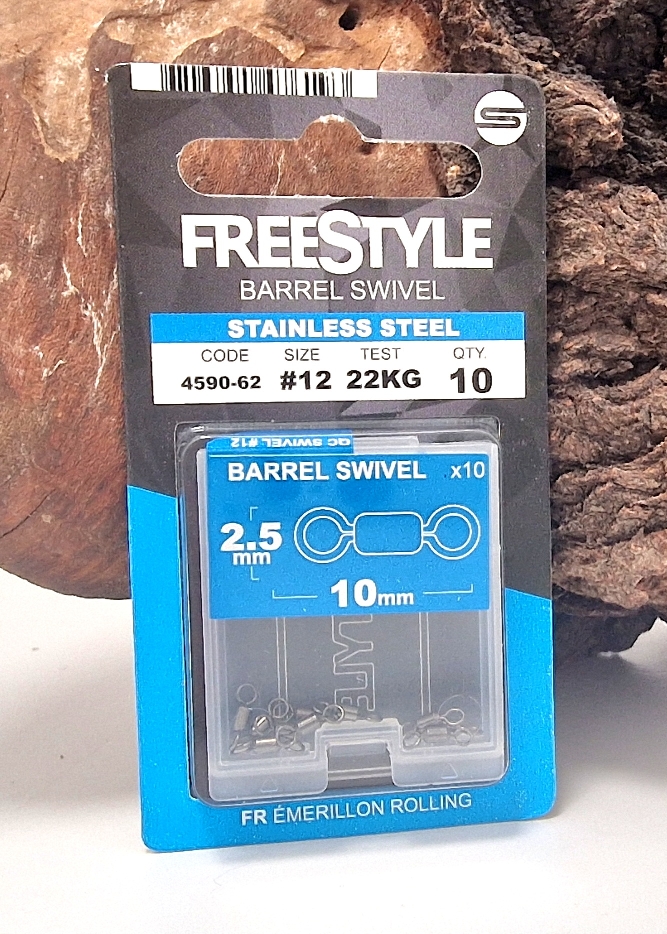 Spro Freestyle Reload Stainless Swivel Gr. 12 22kg 10 Stück
