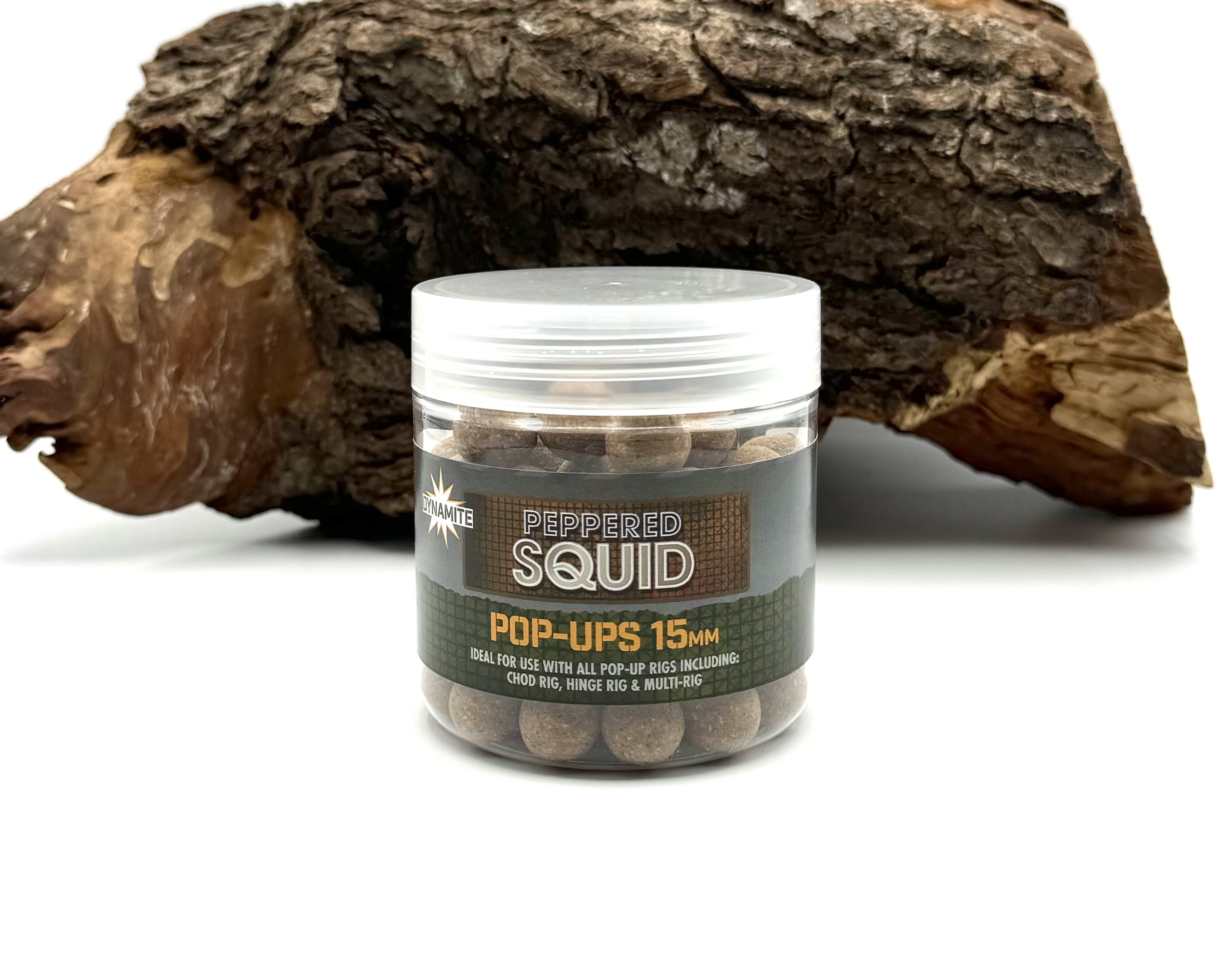 Dynamite Baits Peppered Squid Pop Ups 15mm 75g