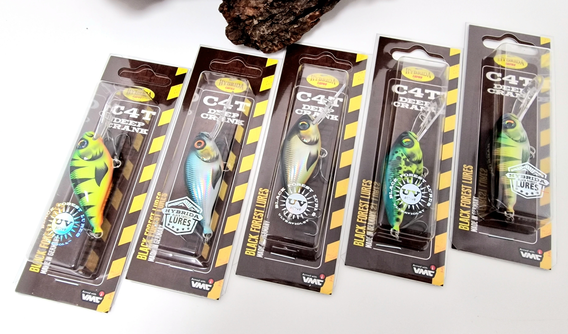 Hybrida C4T Deep Crankbait 5,5cm 7,5g 5 Farben