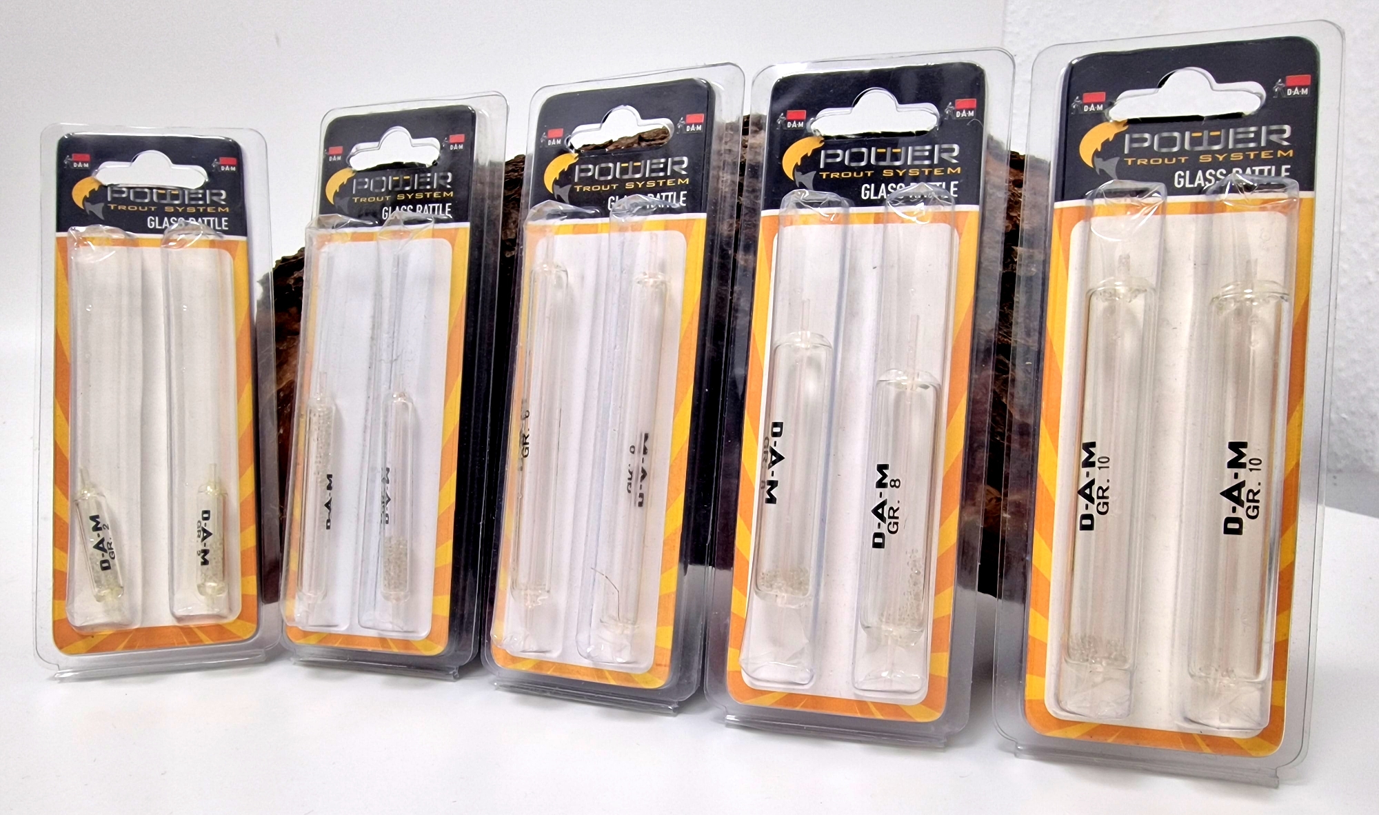 DAM Power Trout System Glass Rattle Weights 2g 4g 6g 8g 10g ABVERKAUF