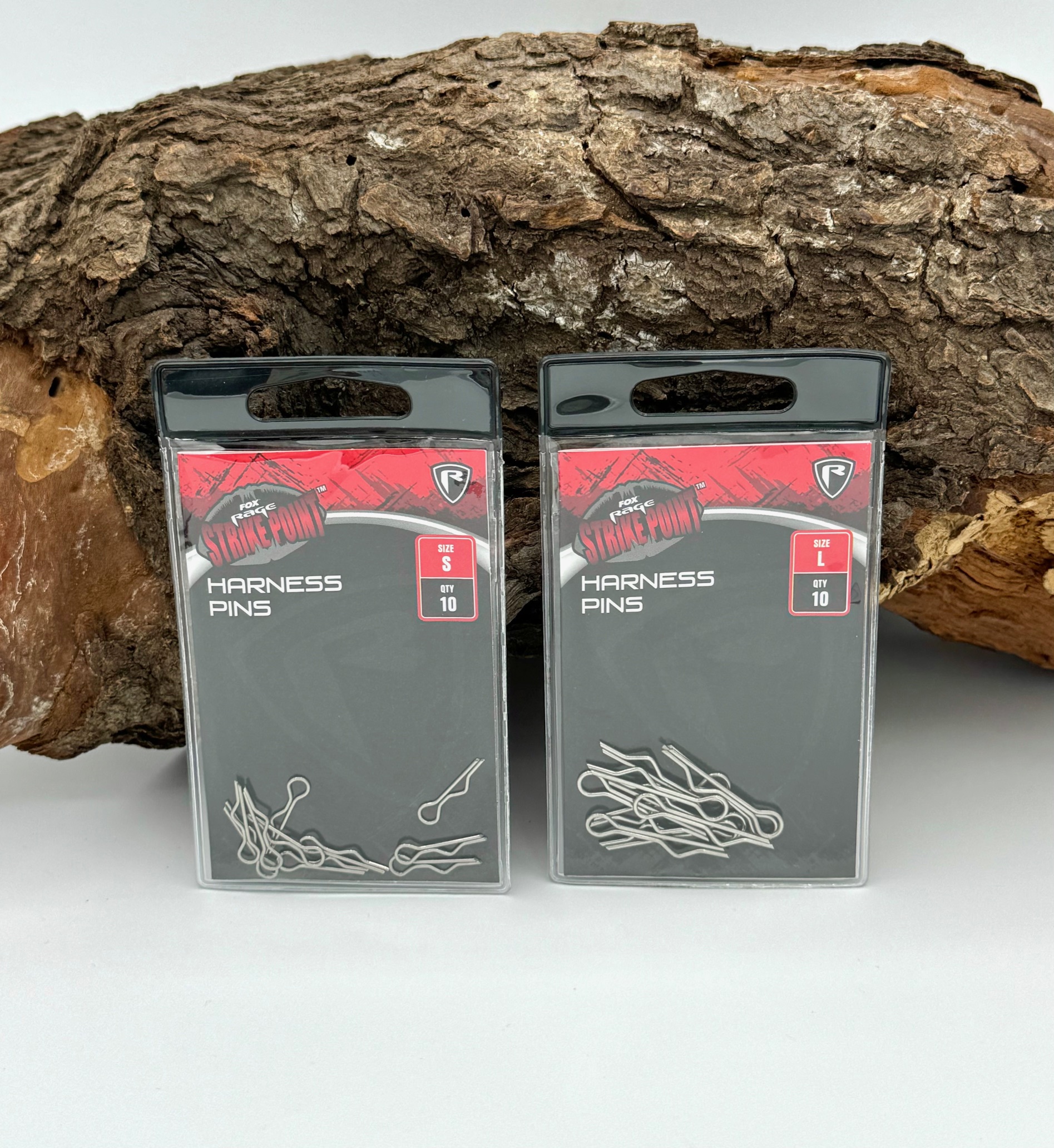 Fox Rage Strike Point Harness Pins S L 10 Stück Stinger Fixierung