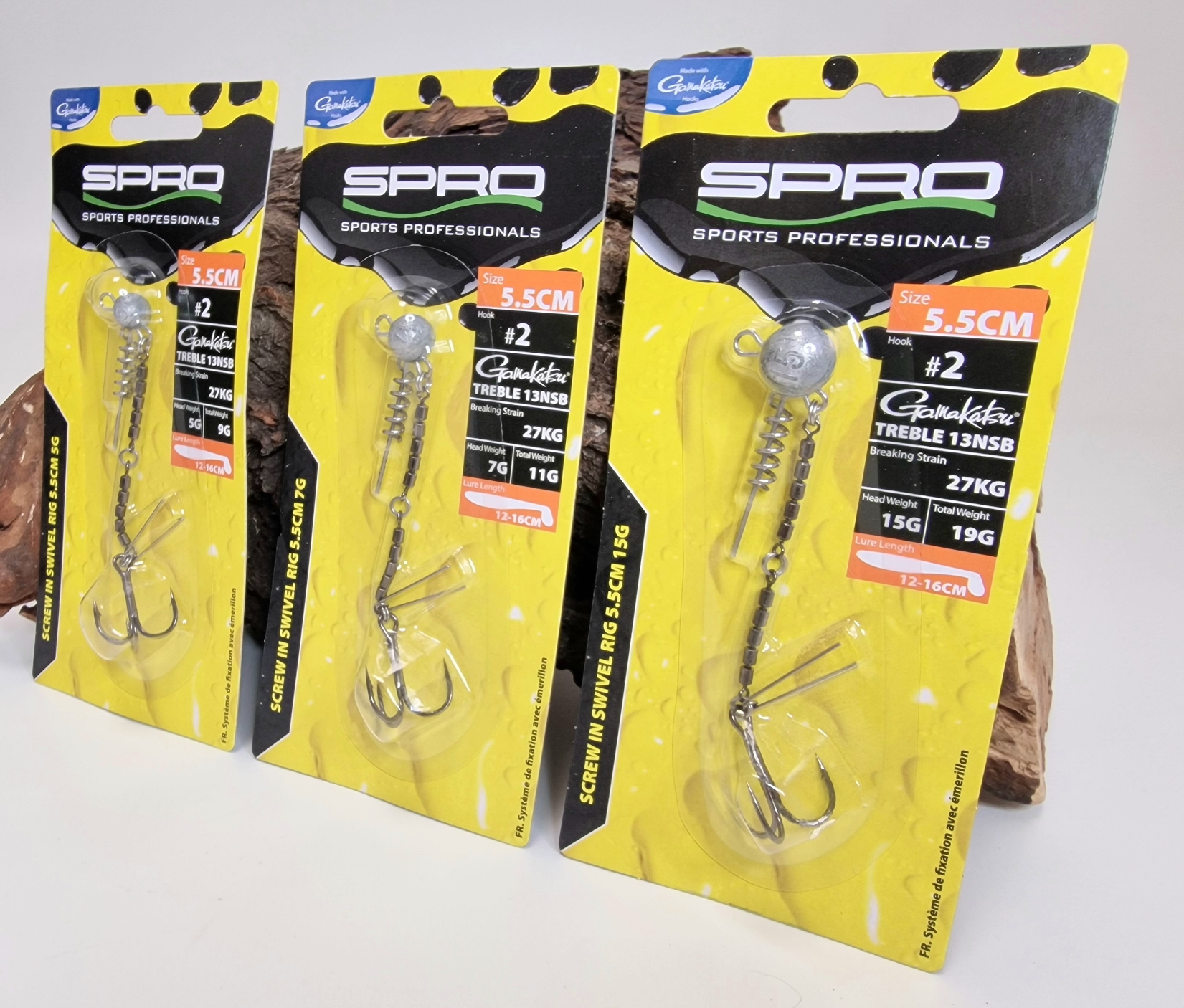 Spro Screw In 360° Rig 5,5cm 5g 7g 10g 15g 27kg Tragkraft