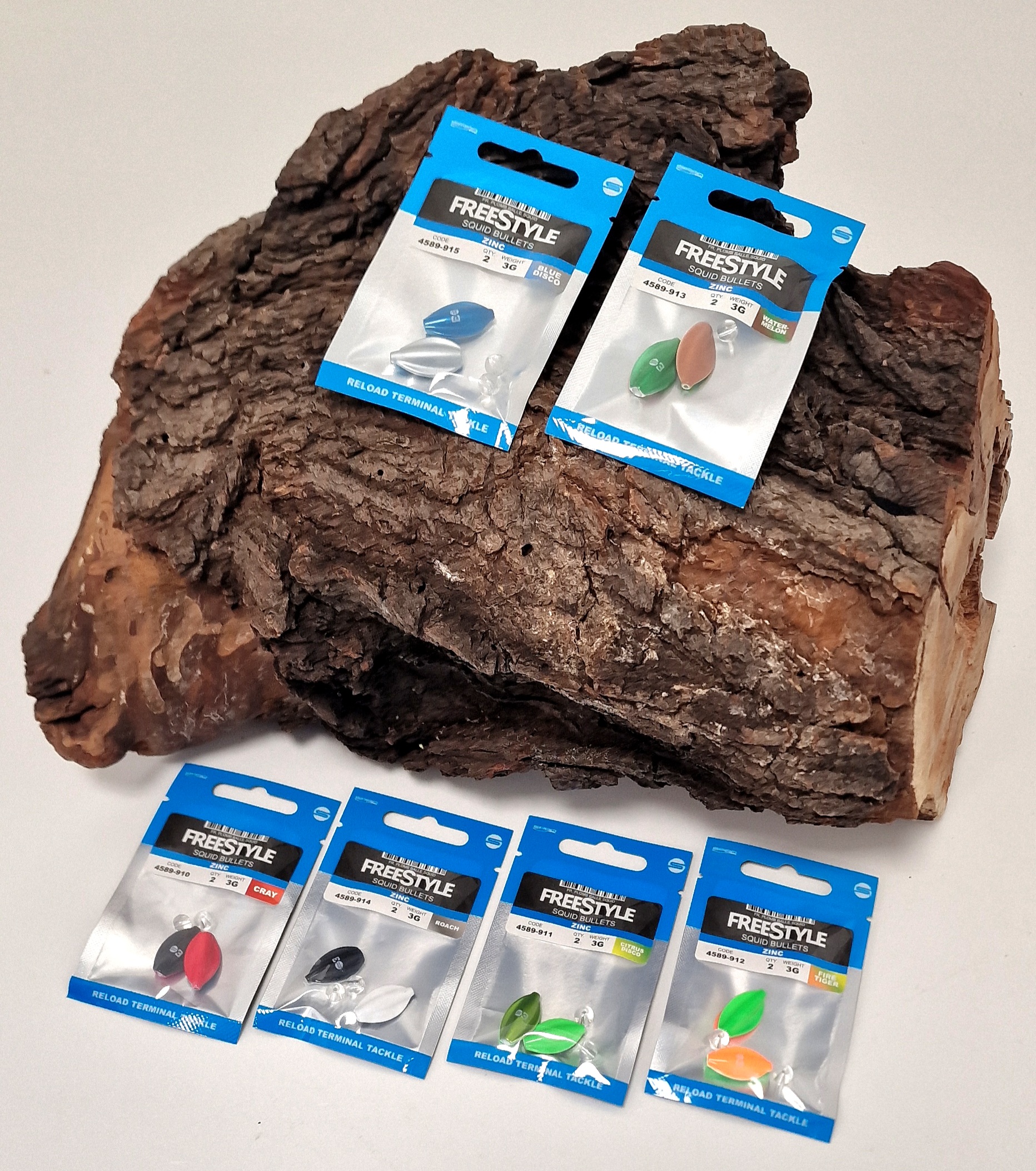 Spro Freestyle Squid Bullet Zinc 3,0g 6 Farben