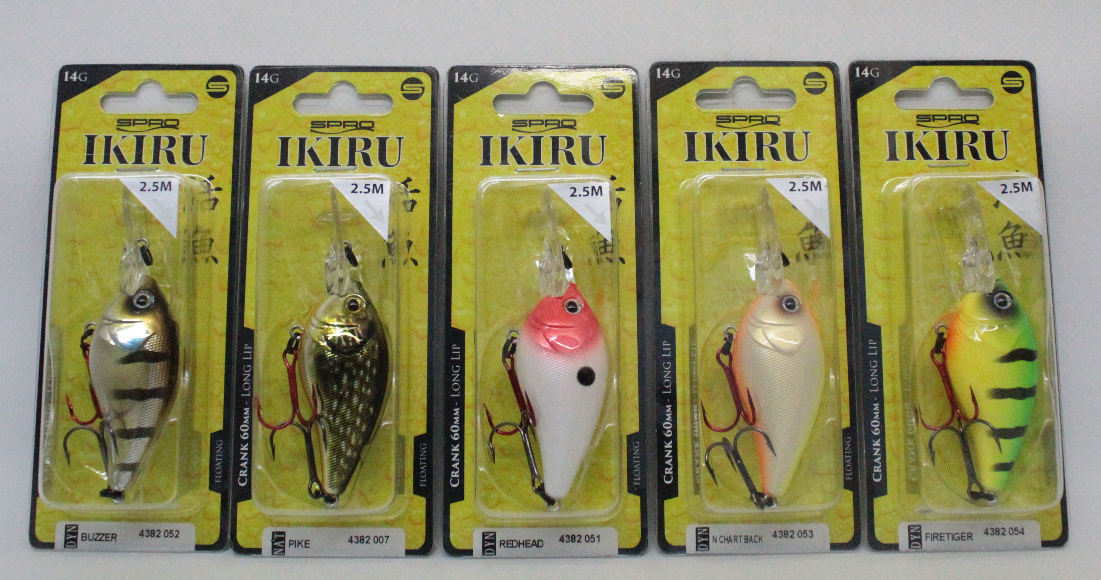 Spro Ikiru Crank 60LL Slow FL 6,0cm 12g 10 Farben SALE