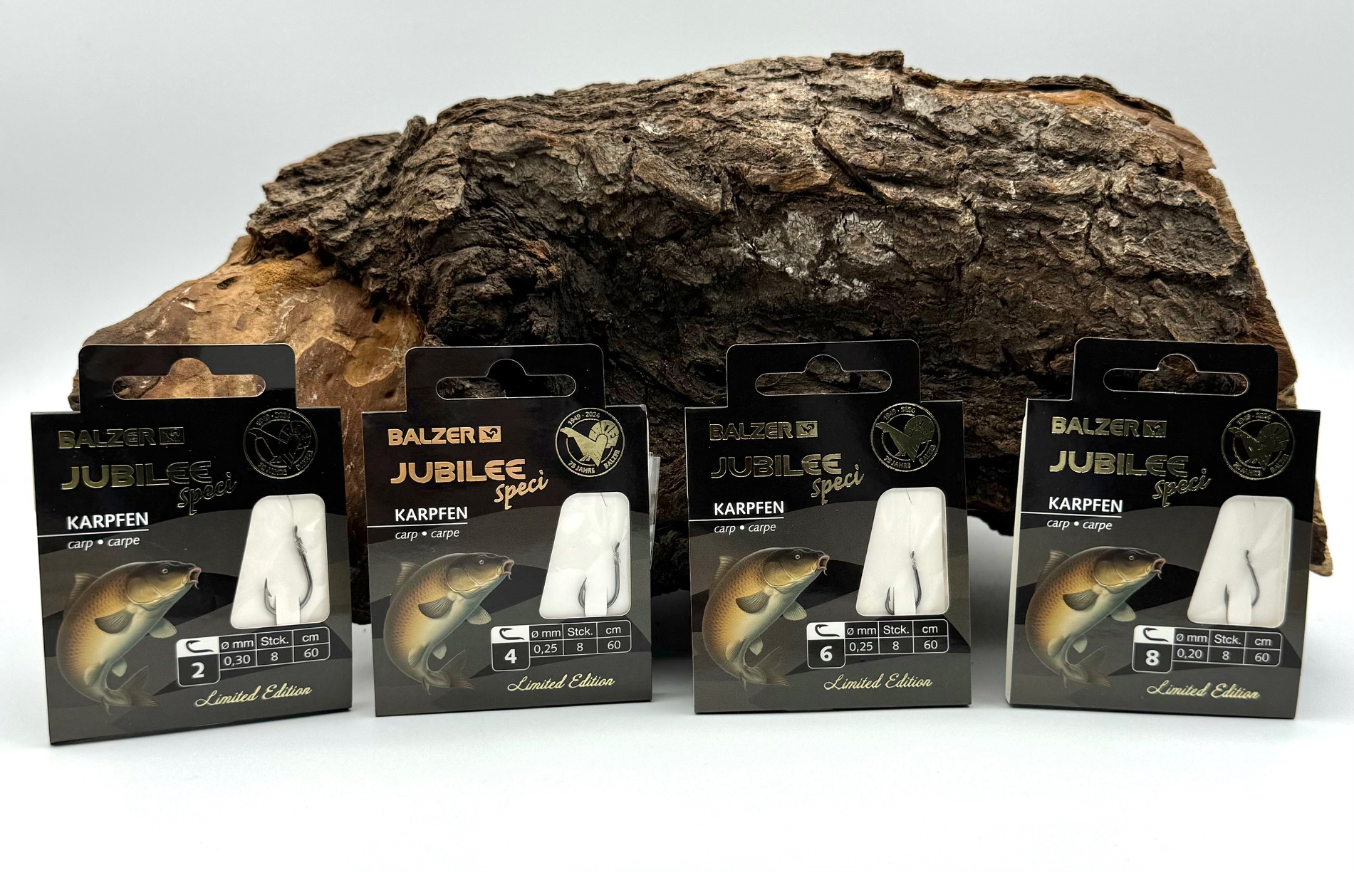Balzer Jubilee Zielfischhaken Karpfen Gr. 2 4 6 8 "75 Jahre Balzer" Limited Edition
