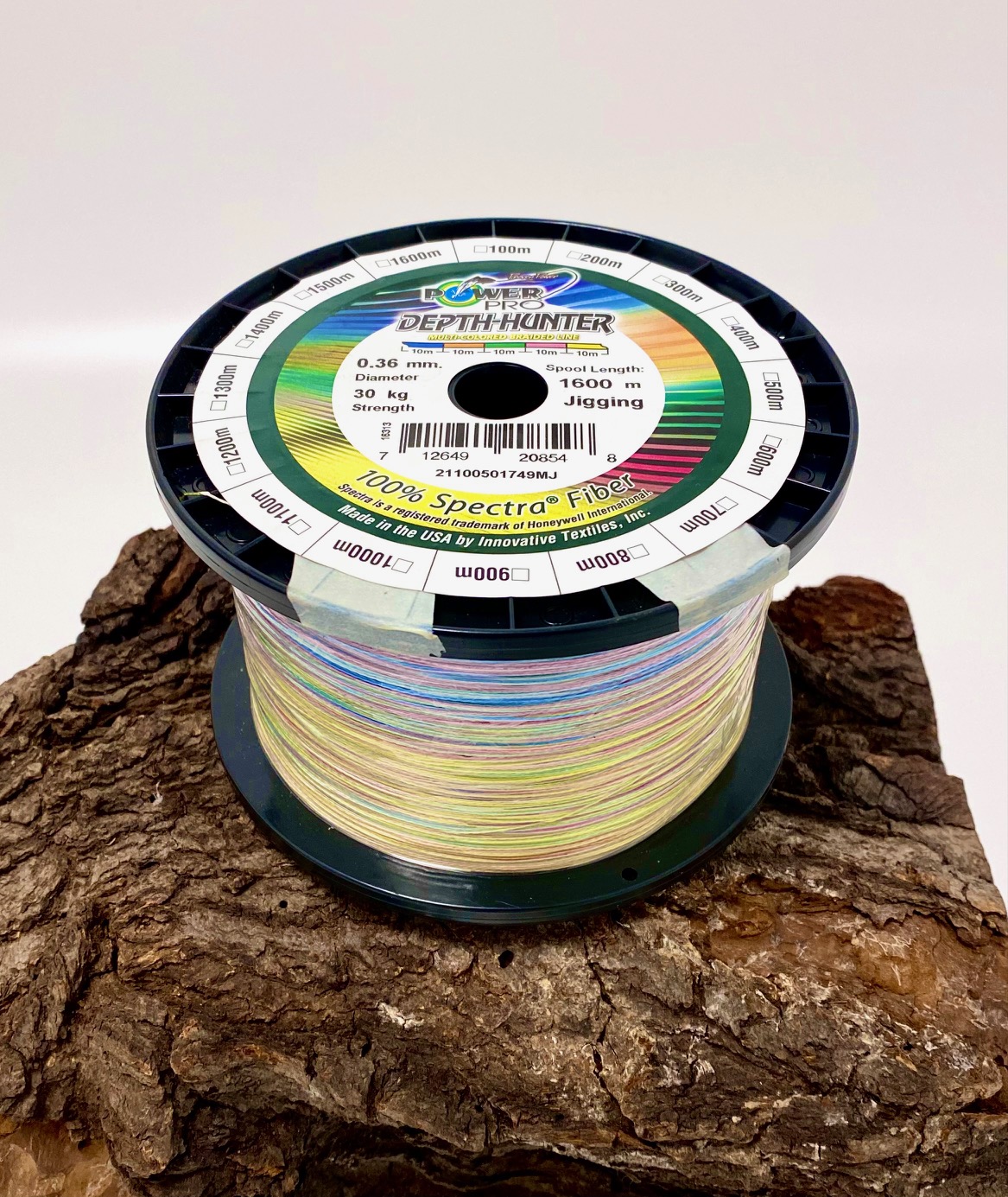 Power Pro Depth Hunter Multicolour Braided 0,36mm 30kg 1600m Großspule ABVERKAUF