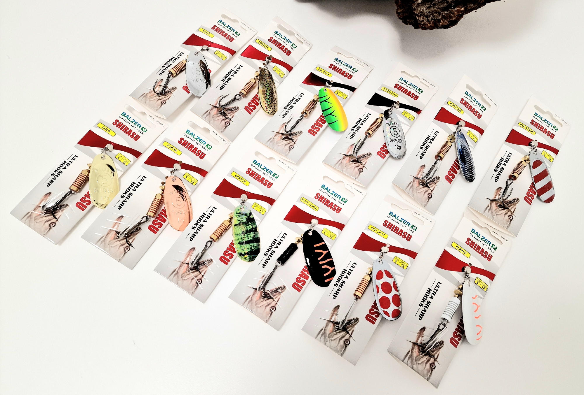 Balzer Shirasu Spinner Gr.5 12g 12 Farben bleifrei