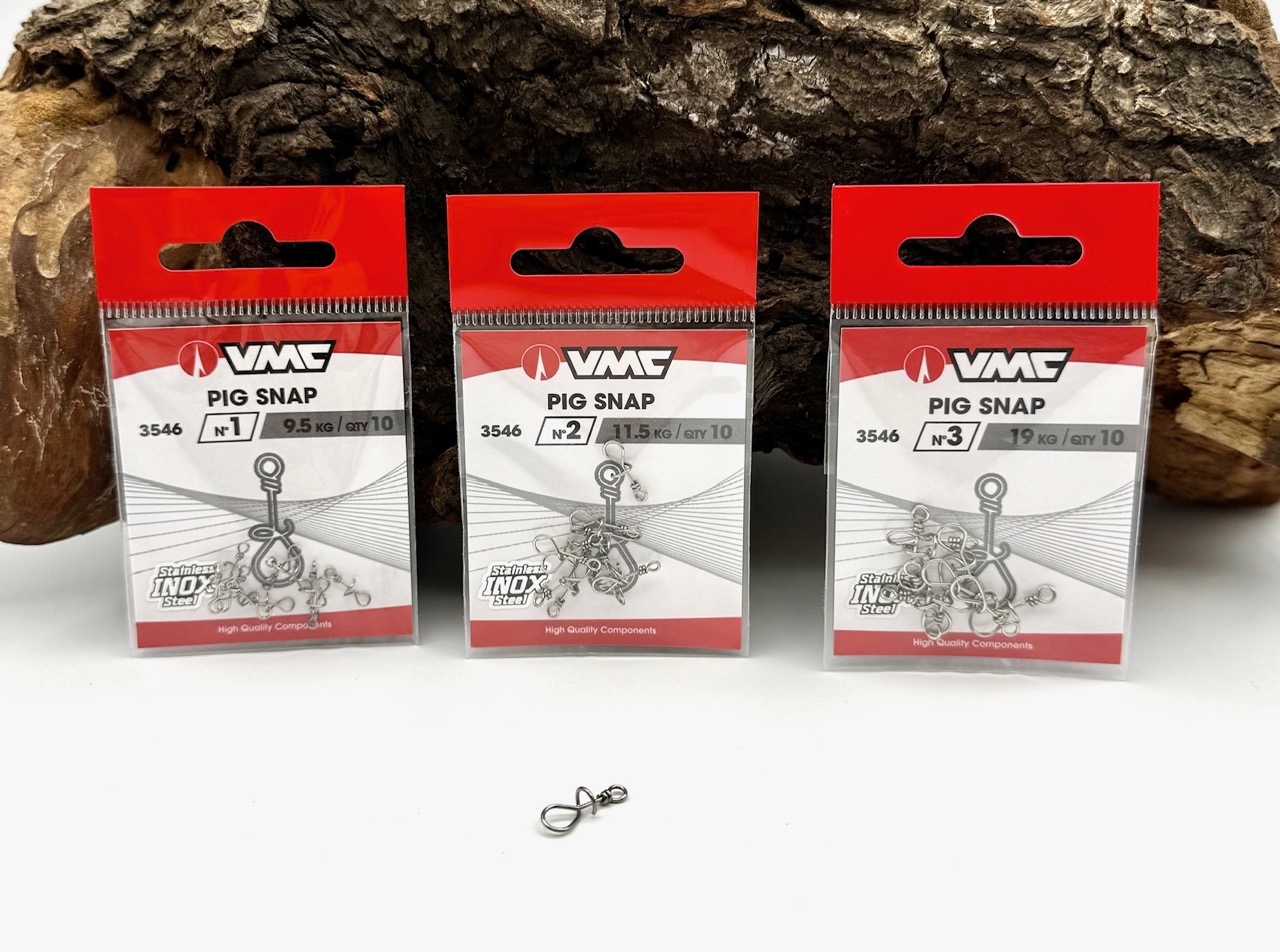 VMC Pig Snap Edelstahl Einhänger 9,5kg 11,5kg 19kg 10 Stück