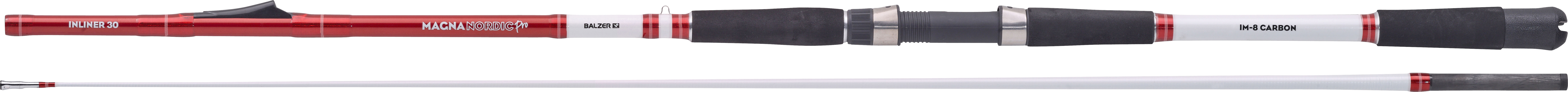 Balzer Magna Nordic Pro Inliner Boat 30 Boots Meeres Angel 2,10m 400-600g 20-30lbs Kreuzabschluss