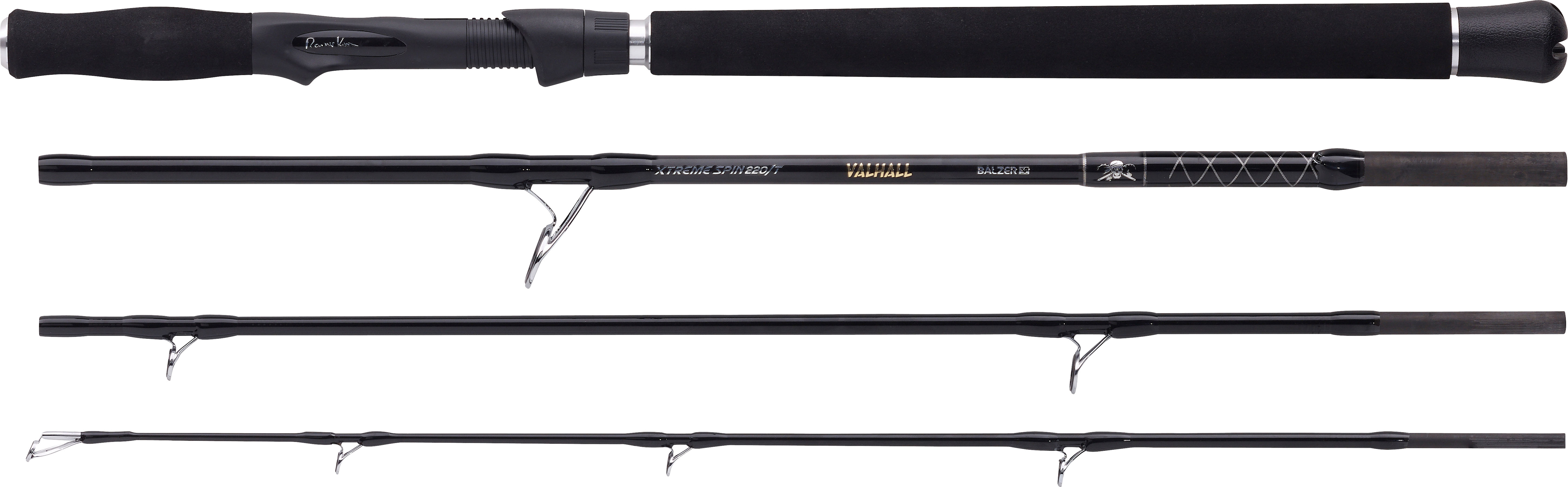 Balzer Valhall Xtreme Spin 220 Travel Rainer Korn Edition 2,20m 50-220g Bootsrute