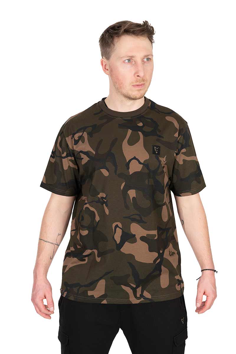 Fox T-Shirt Outline Camo S M L XL XXL XXXL