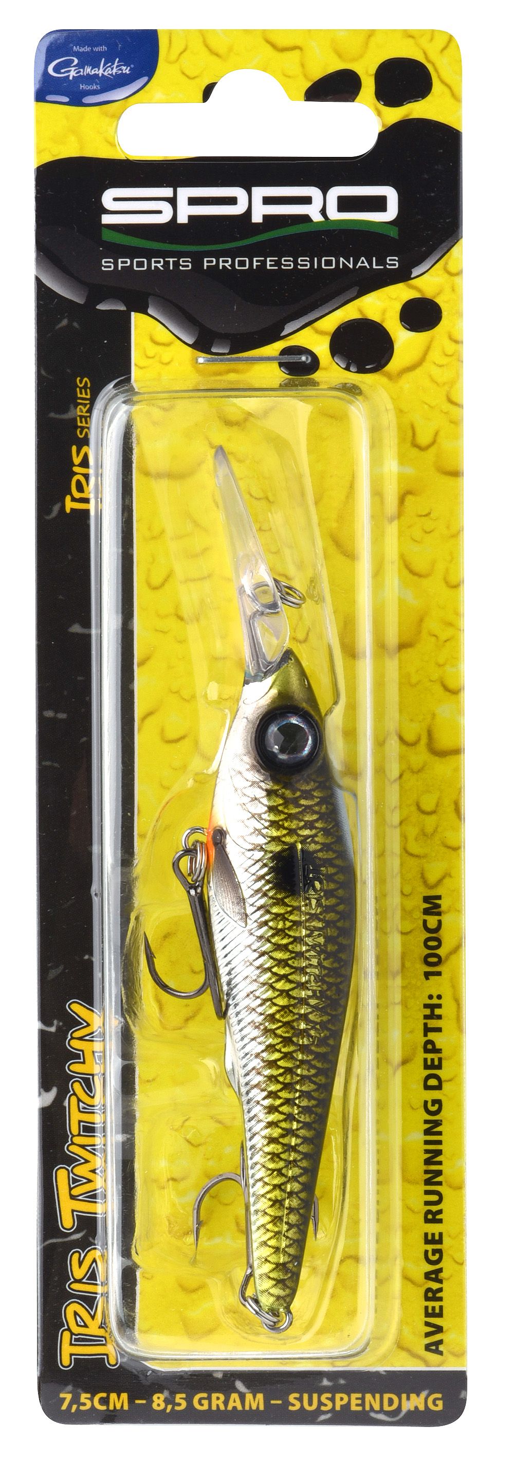 Spro Iris Twitchy 75 Suspending 7,5cm 8,5g Twitchbait 10 Farben