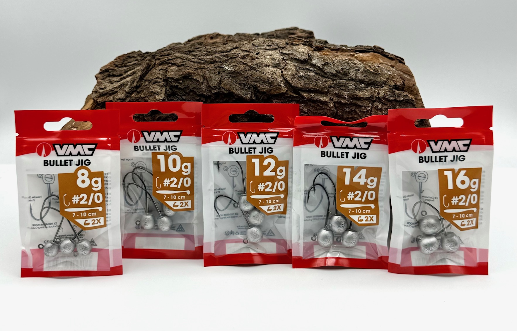 VMC Bullet Jig Haken #2/0  8g 10g 12g 14g 16g