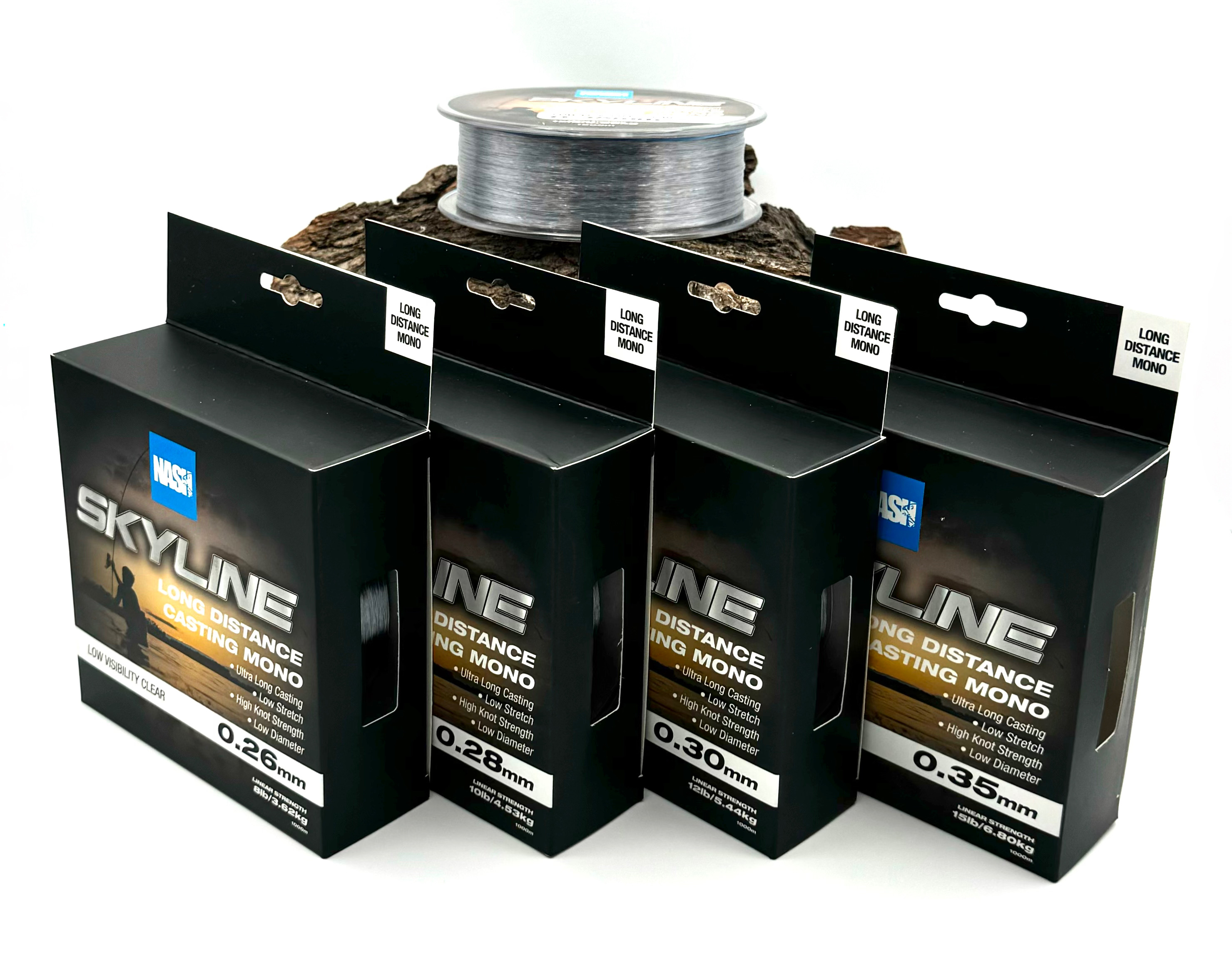 Nash Skyline Mono Low Visibility Klar Karpfenschnur 1000m