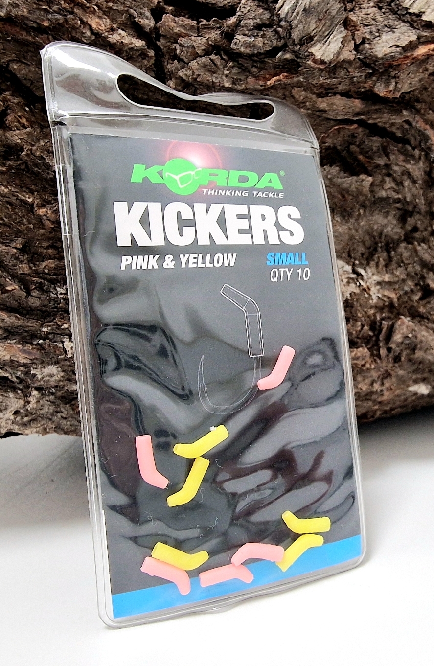 Korda Yellow / Pink Kickers Small 10 Stück