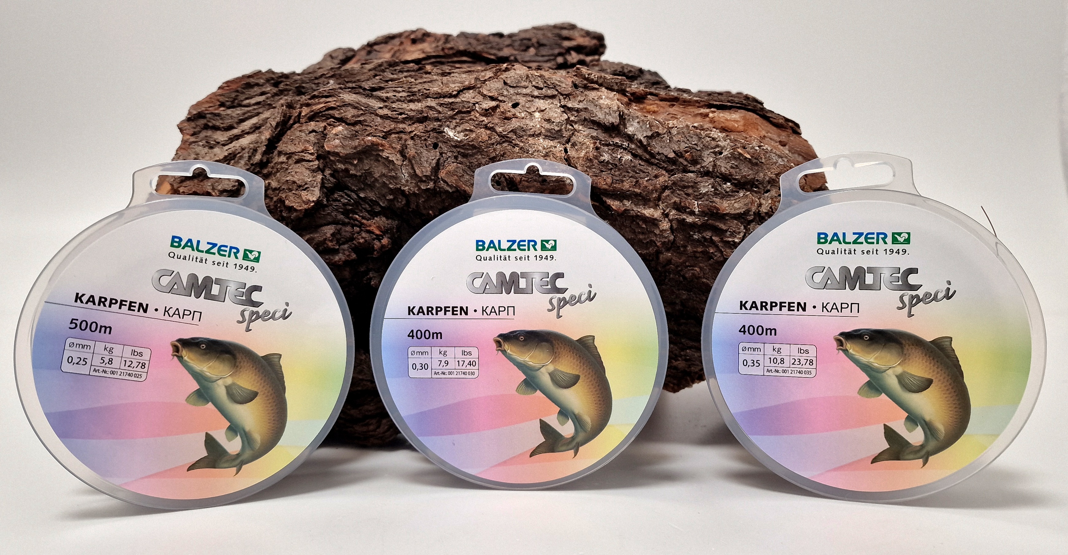 Balzer Camtec SpeciLine Karpfen Braun 400m 500m 0,25mm 0,30mm 0,35mm