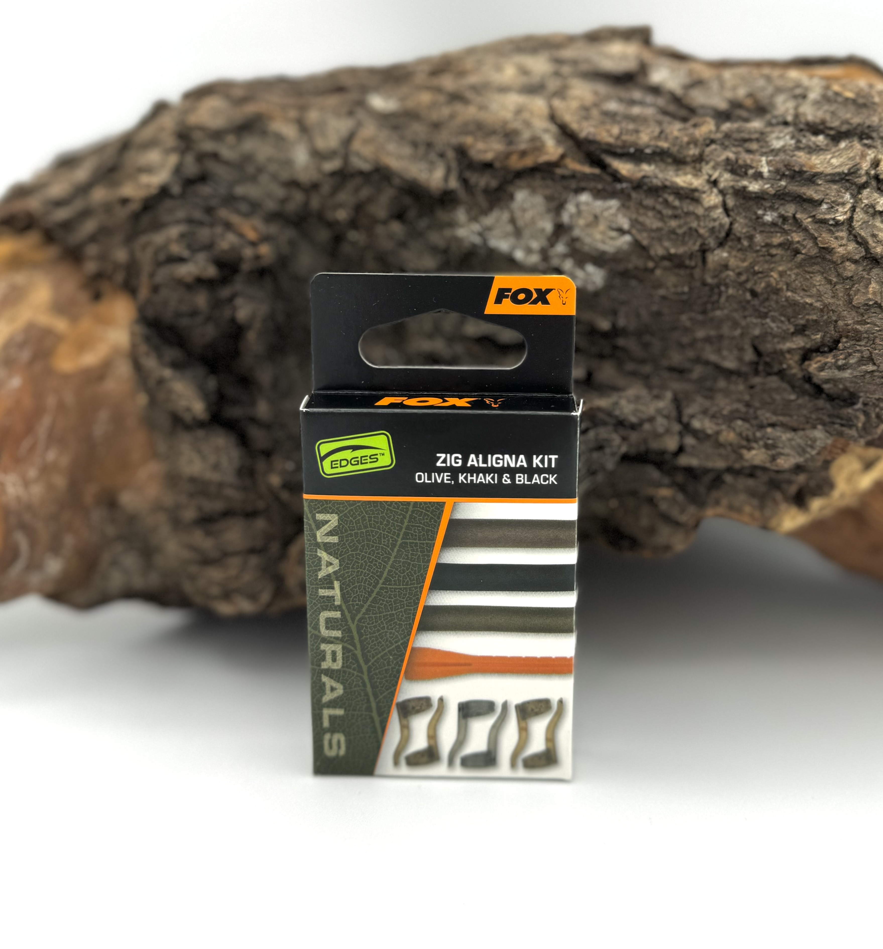 Fox Edges Naturals Zig Aligna Kit Olive Khaki & Black Set