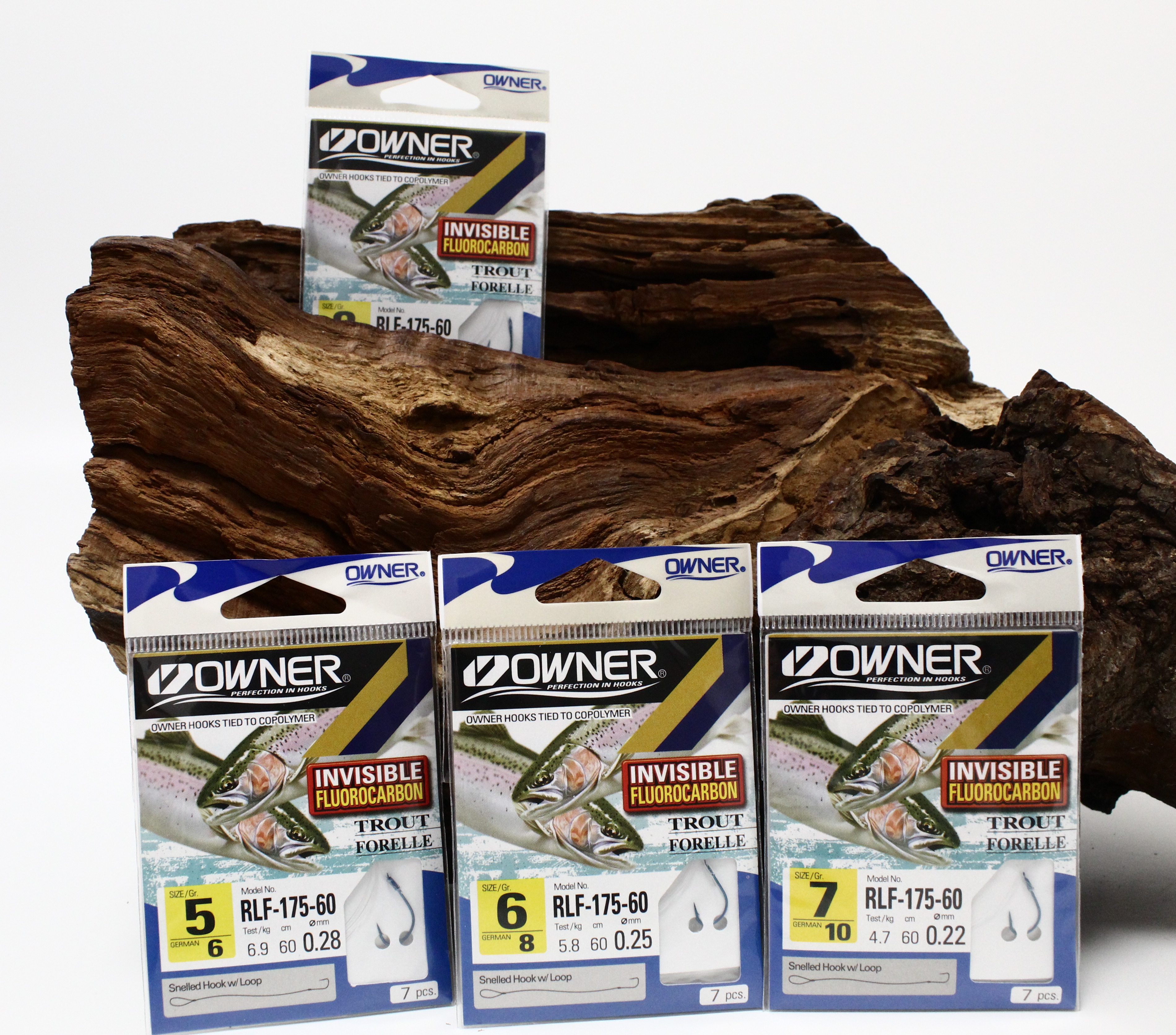 Owner RLF-175-60 Forelle blau Fluorocarbon 60cm Gr.6 8 10 12