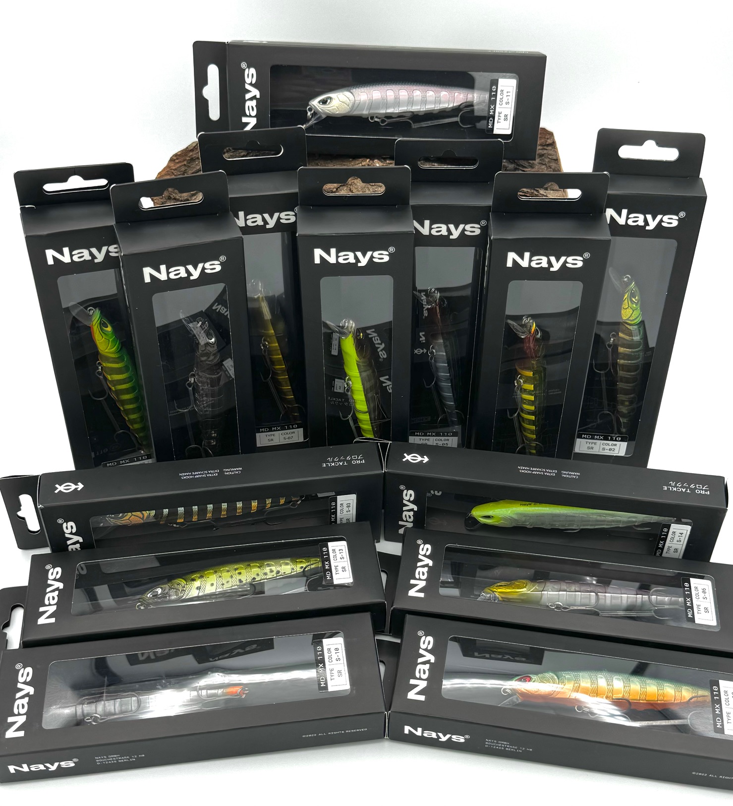 Nays MD MX 110 SR Shallow Runner Wobbler Suspending 11,0cm 15,2g 14 Farben