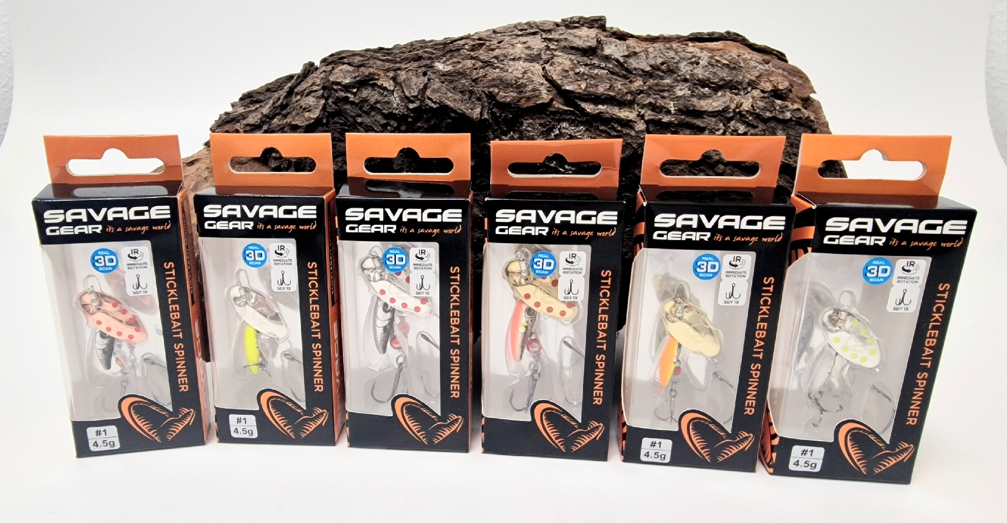 Savage Gear Sticklebait Spinner Gr. 1 4,5g 6 Farben