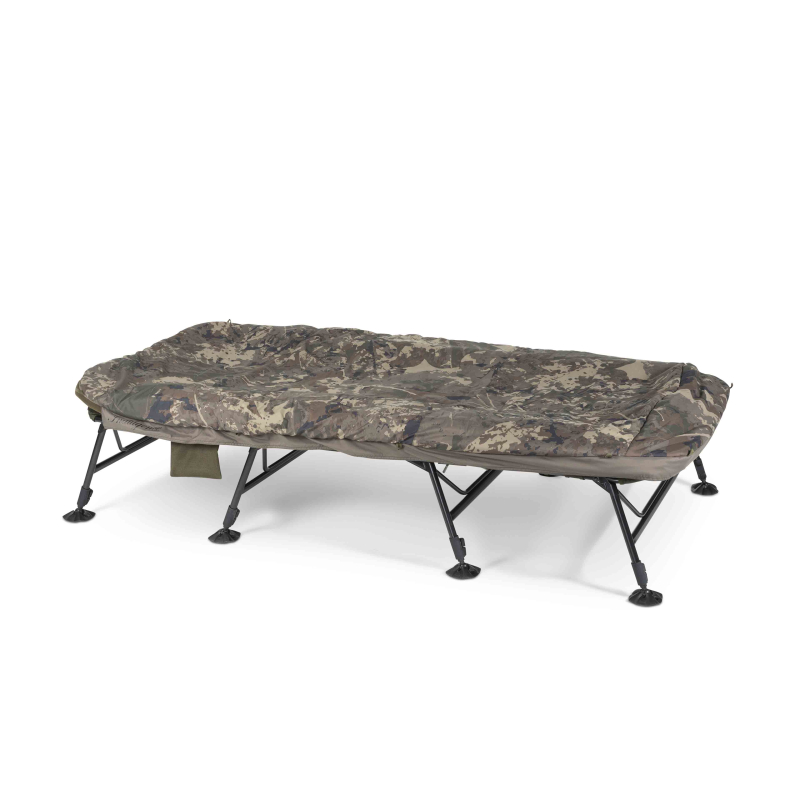 Nash Indulgence HD40 Wide 8 Leg Sleep System Karpfenliege Camo 20kg