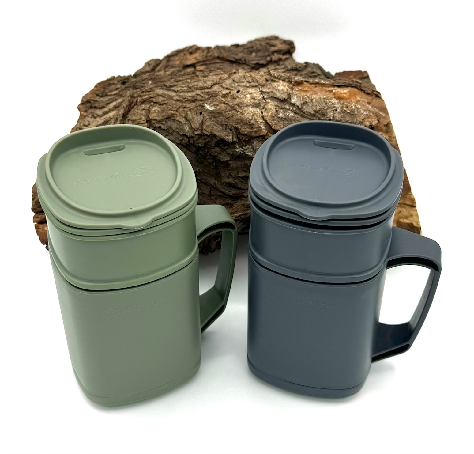 RidgeMonkey Thermomug DLX Brew Set 2 Farben Green / Grey ABVERKAUF