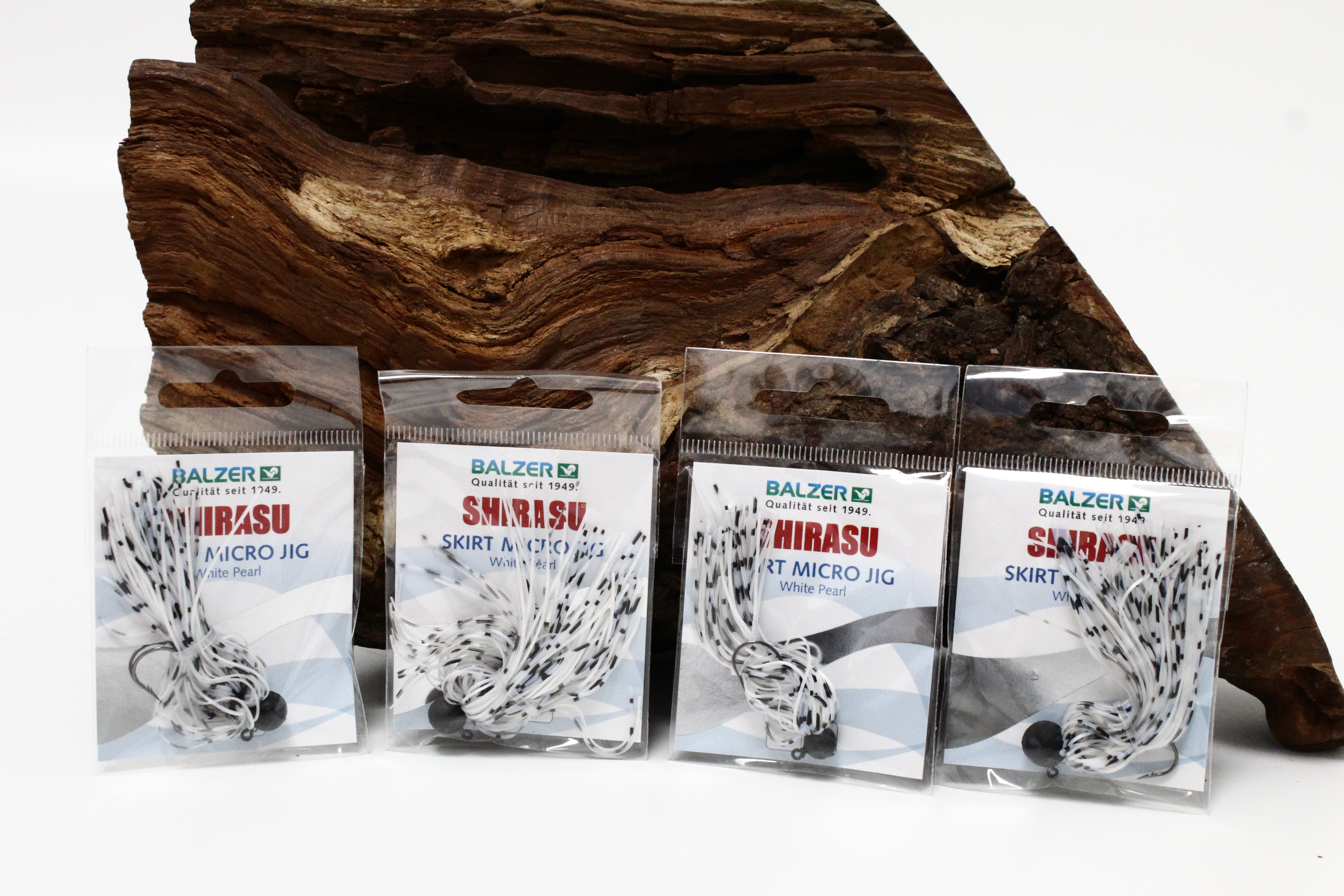 Balzer Shirasu Micro Skirt Jig White Pearl Gr.1 3g 5g 7g