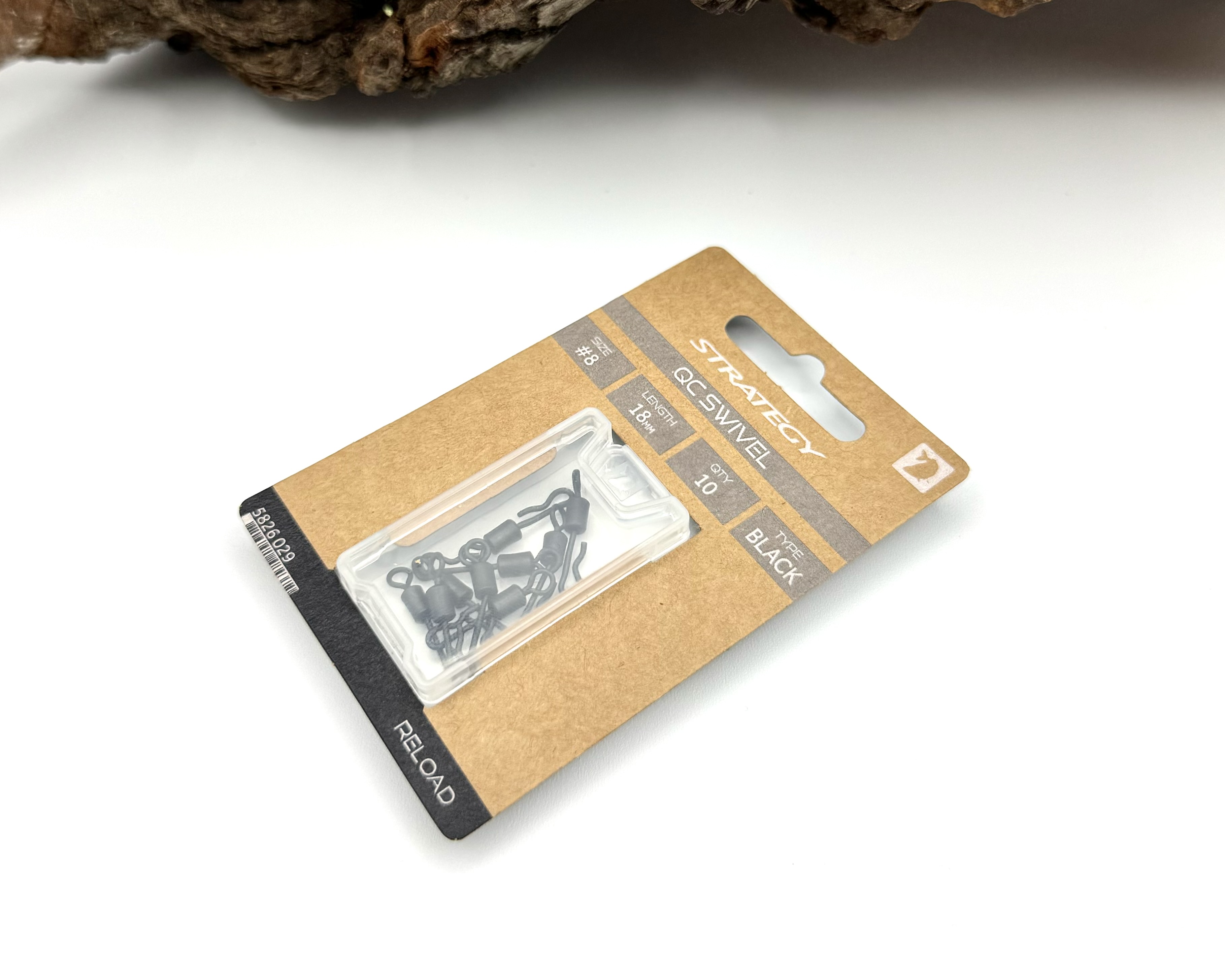 Strategy Reload QC Swivel Gr. 8 18mm 10 Stück Schwarz