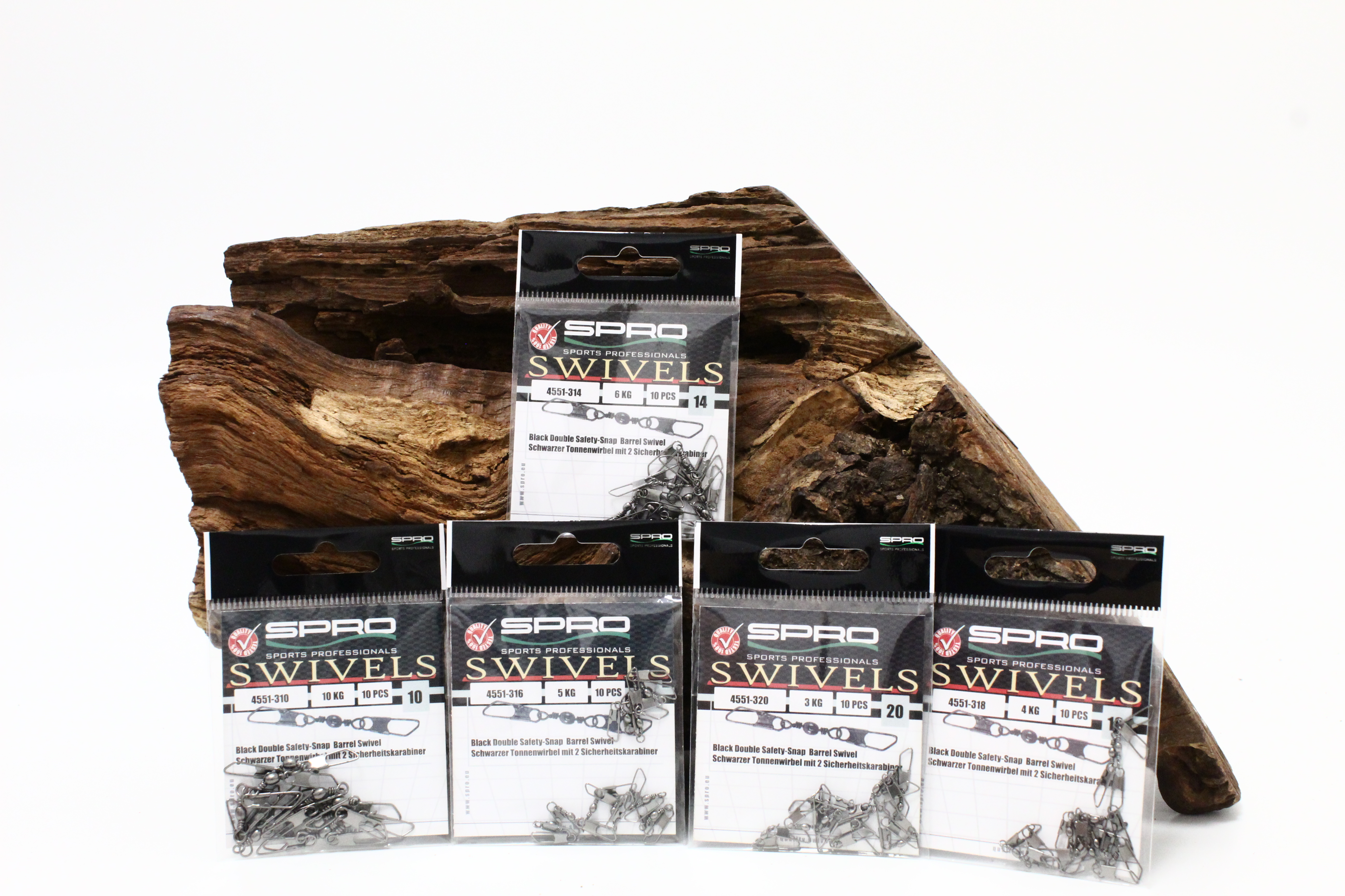 Spro Double Safety-Snap Swivel Gr. 6 8 10 12 14 16 18 20