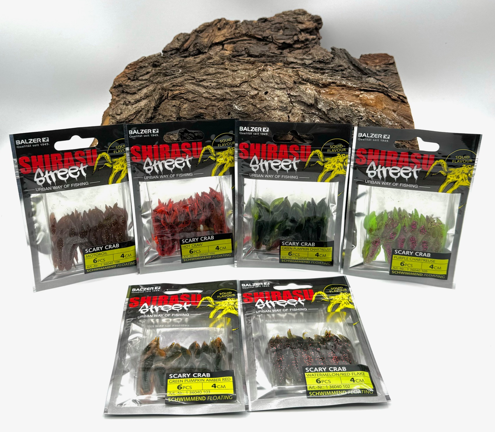 Balzer Shirasu Street Scary Crab 4cm 2g 6 Farben Krebs