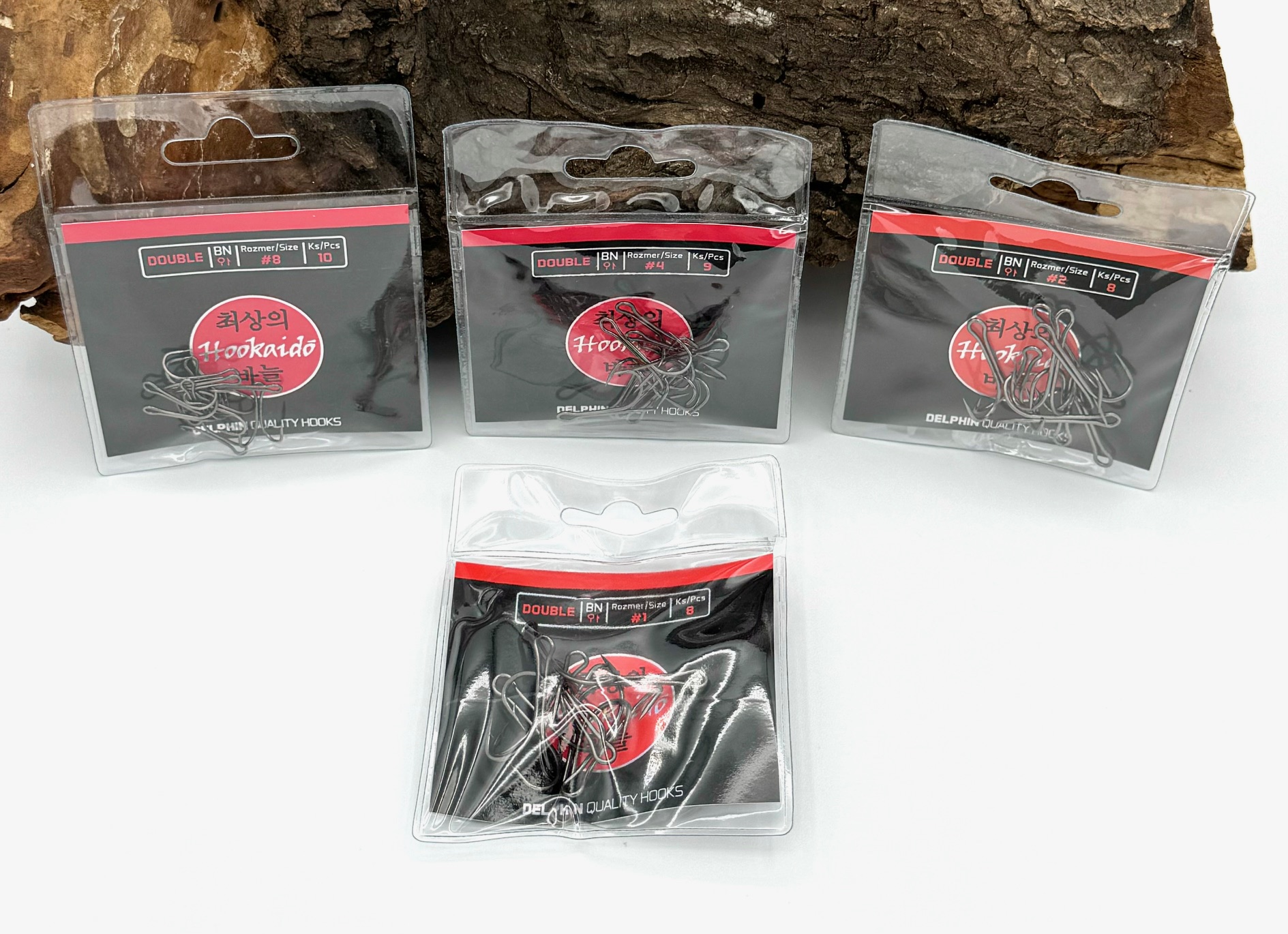 Delphin HKD Double Zwillingshaken offen Gr. 1 2 4 6 8