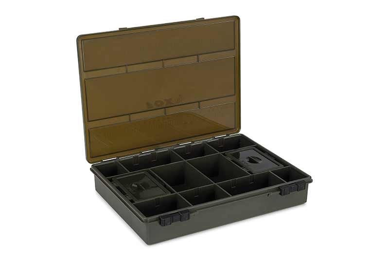 Fox EOS Large Tackle Box 33cmx26cmx5cm Carpy Grün