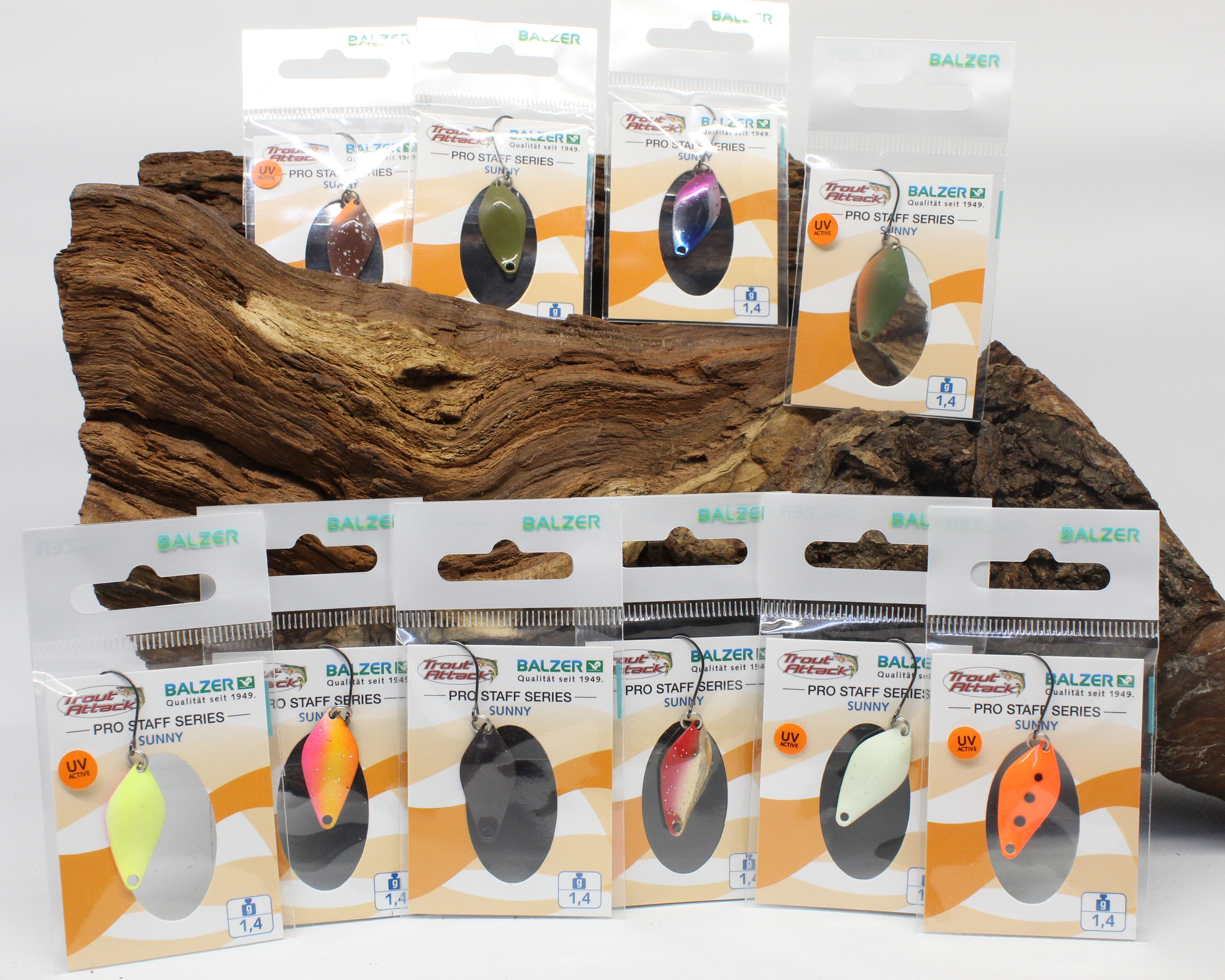 Balzer Trout Attack Summer Spoon Sunny 1,4g 10 Farben