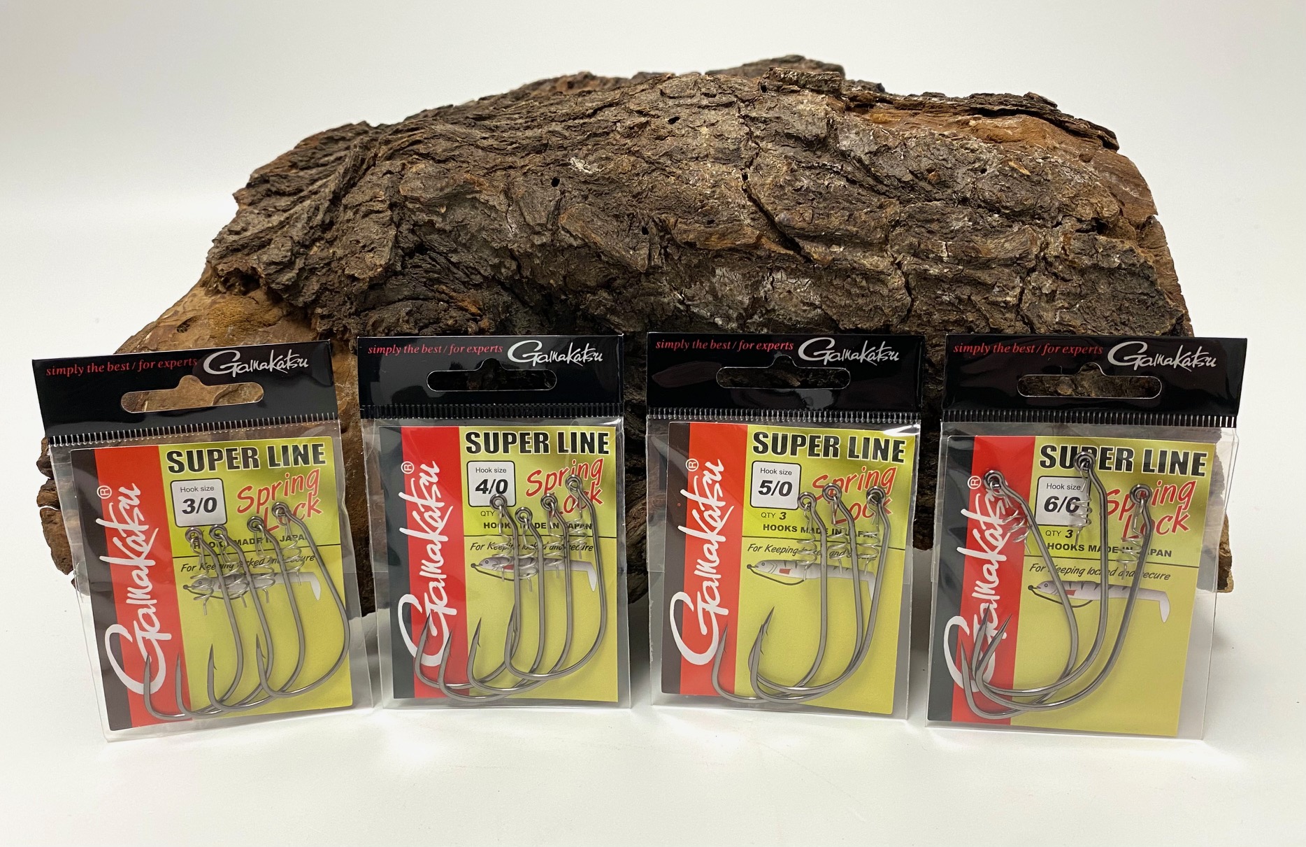 Gamakatsu Super Line Spring Lock Hooks Haken 3/0 4/0 5/0 6/0 7/0