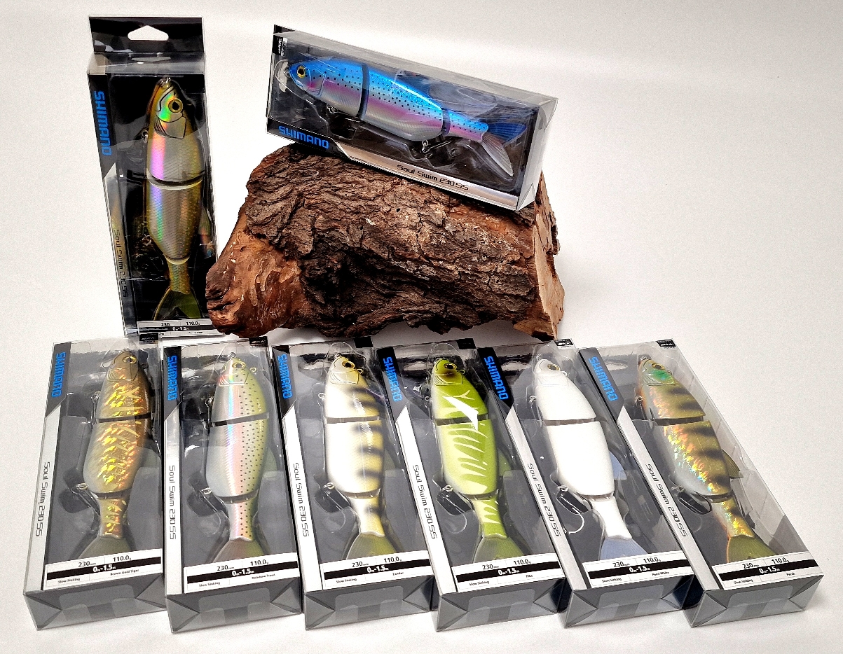 Shimano Lure Yasei Soul Swim SS 230mm 110g 0m-1,5m 8 Farben Slow Sinking