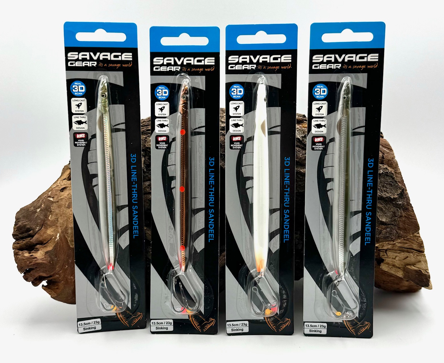 Savage Gear 3D Line Thru Sandeel 13,5cm 23g sinking 5 Farben