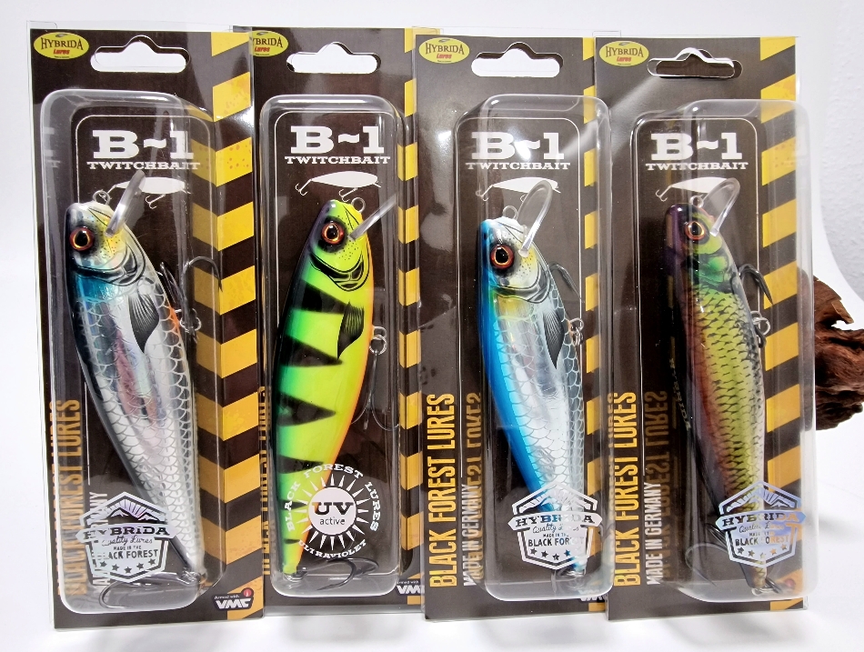 Hybrida B1 Twitchbait Wobbler 13cm 35g Slow Floating 8 Farben