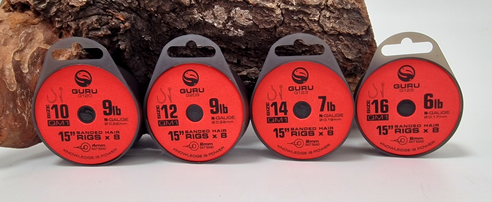 Guru 2022 QM1 Bait Band 15" Rig Gr. 10 12 14 16