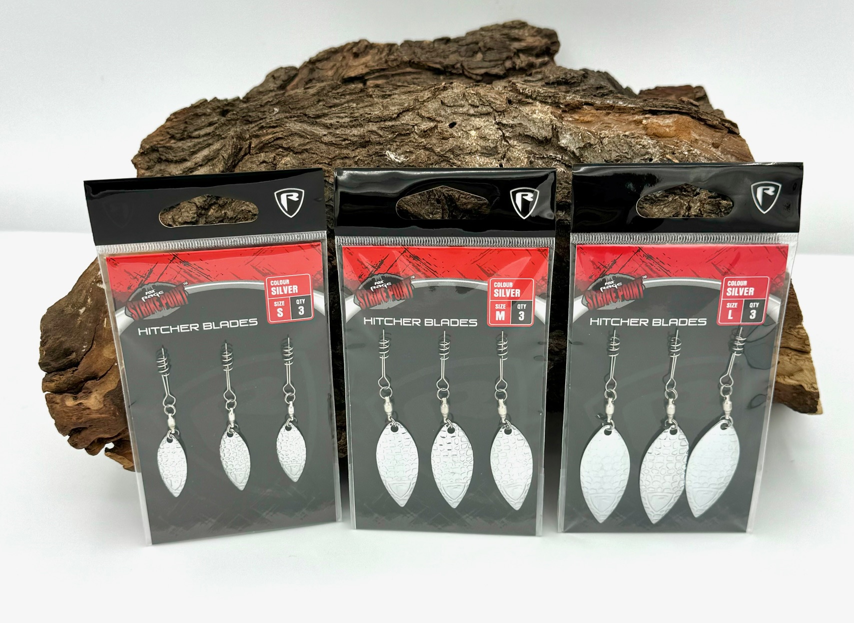 Fox Rage Strike Point Hitcher Blade S M L 3 Stück