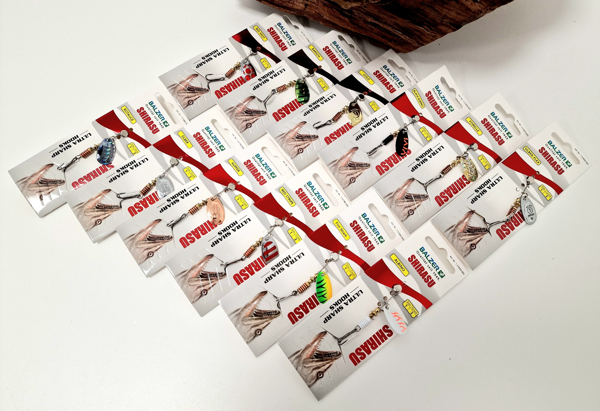 Balzer Shirasu Spinner Gr.1 3g 12 Farben bleifrei