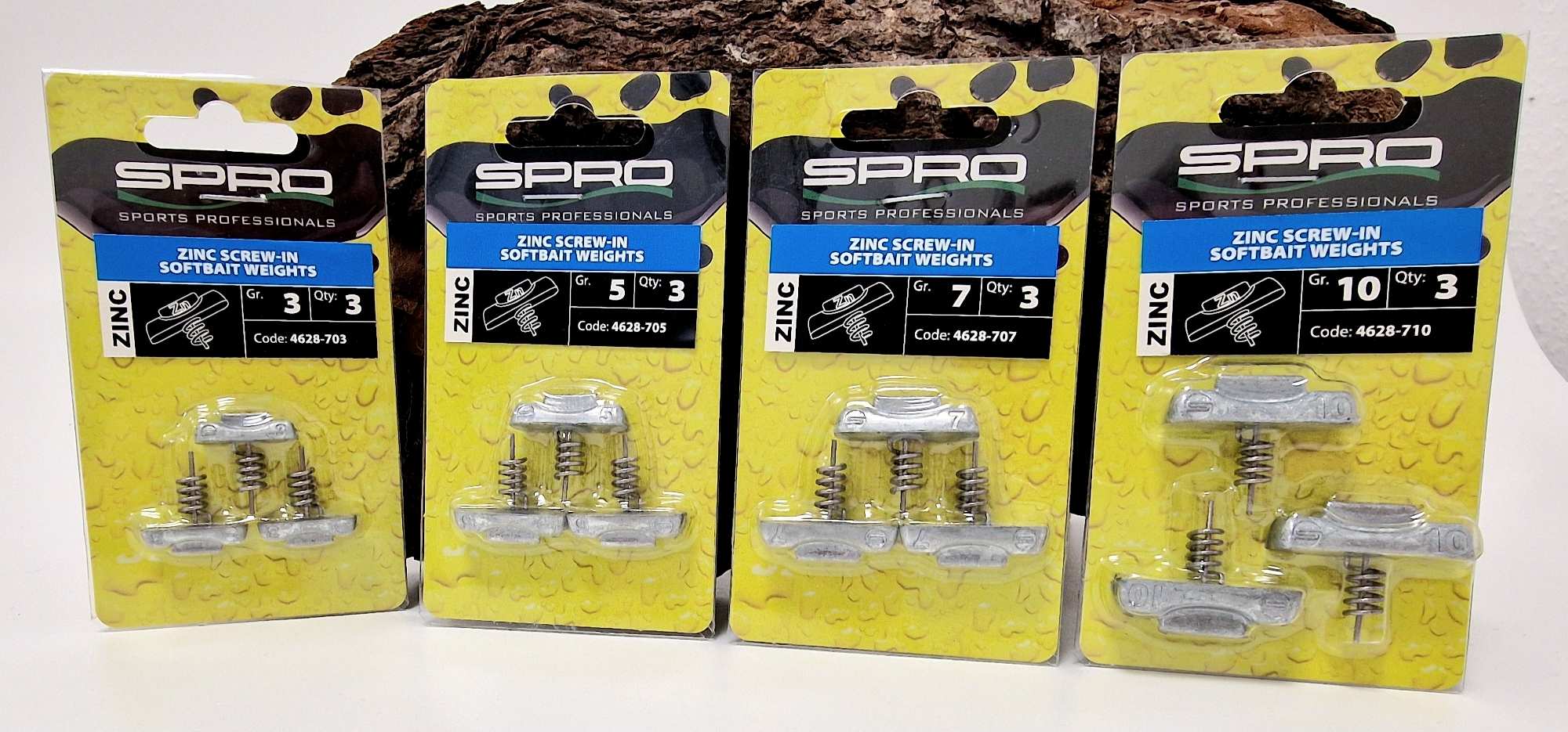 Spro Zinc Screw in Softbait Weights Bleifrei 3g 5g 7g 10g