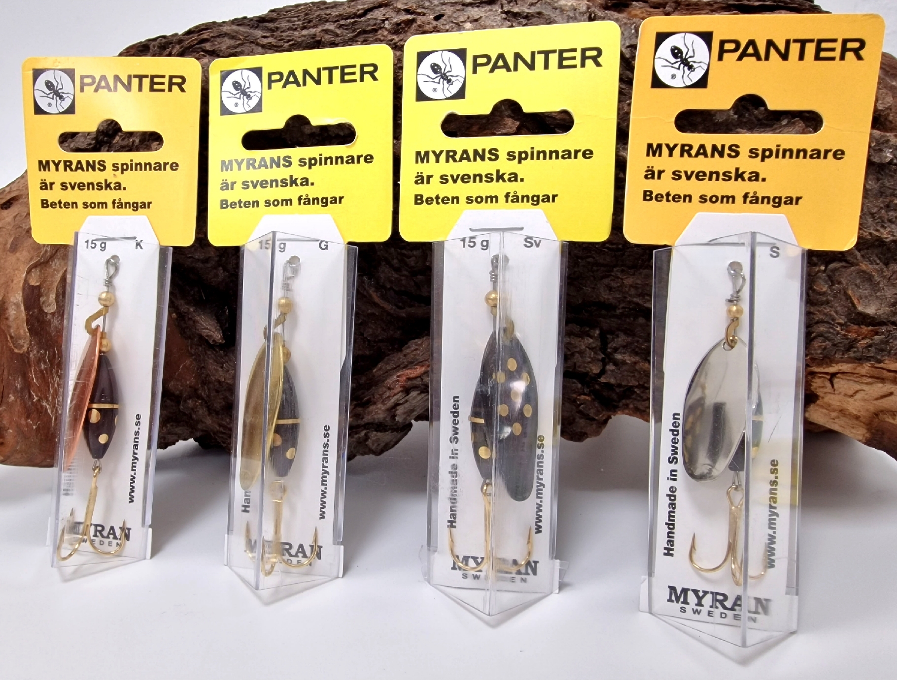 Falkfish Myran Panter 15g Silber Gold Kupfer Schwarz