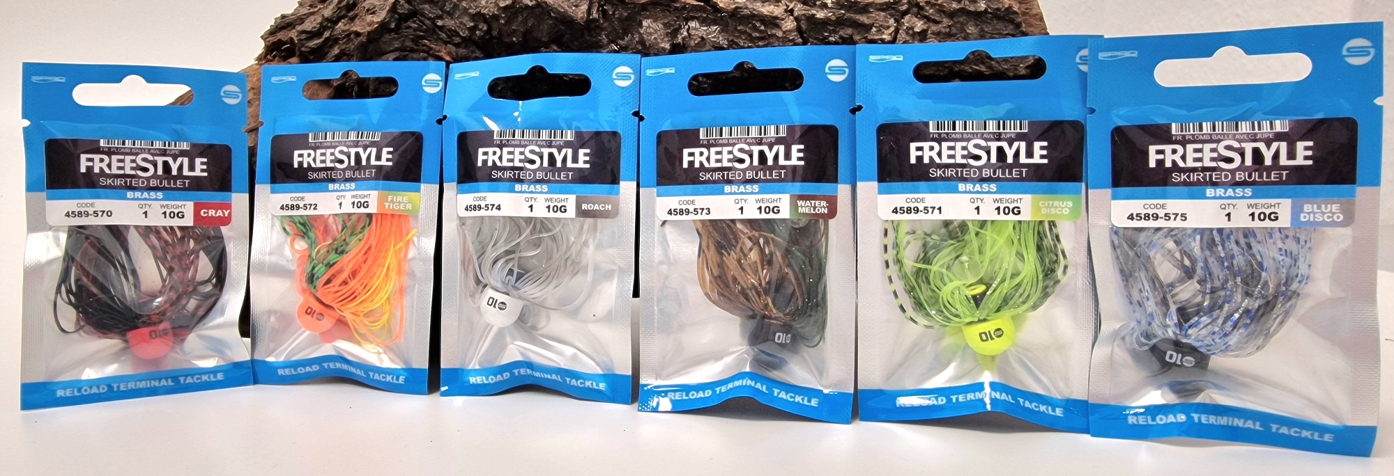 Spro Freestyle Skirted Bullets 10g 6 Farben