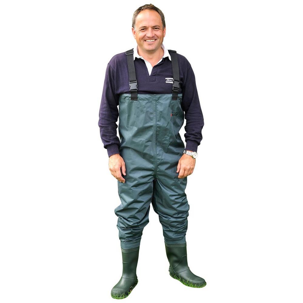 Shakespeare Sigma Nylon Chest Fishing Wader Wathose Size 7 8 9 10 11 12